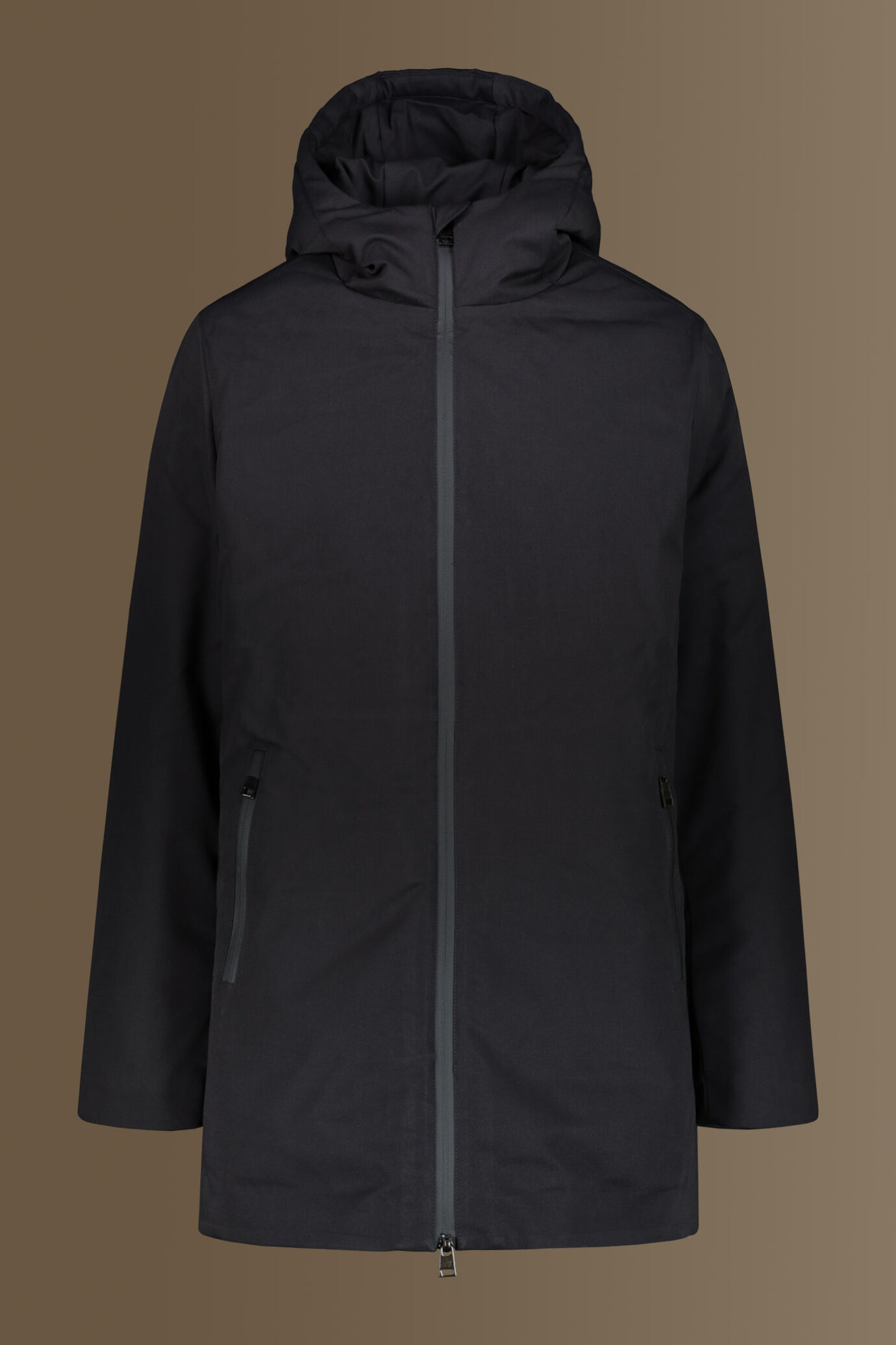 Coated tech parka image number 5