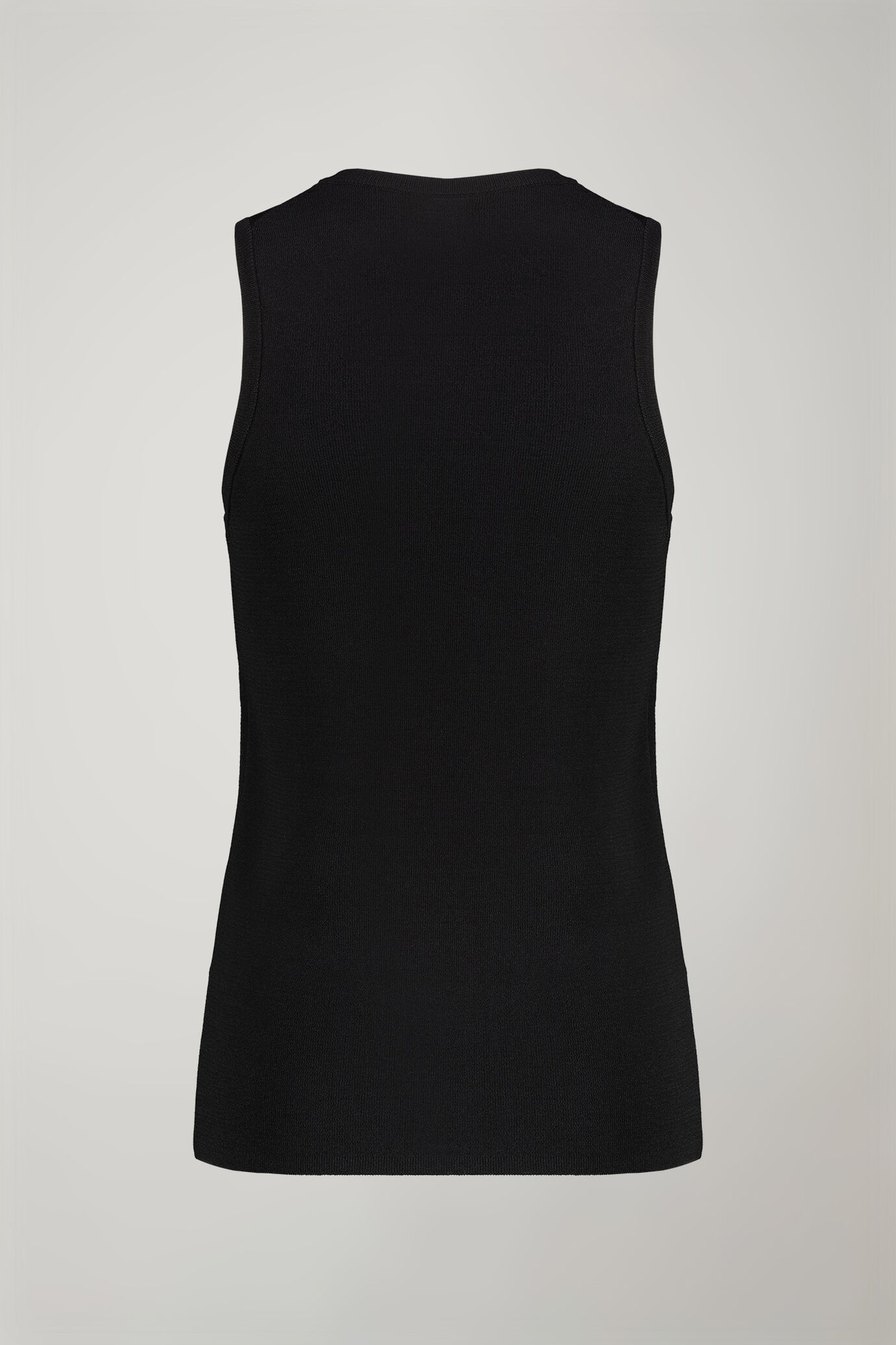 Canotta donna girocollo tinta unita regular fit image number 5
