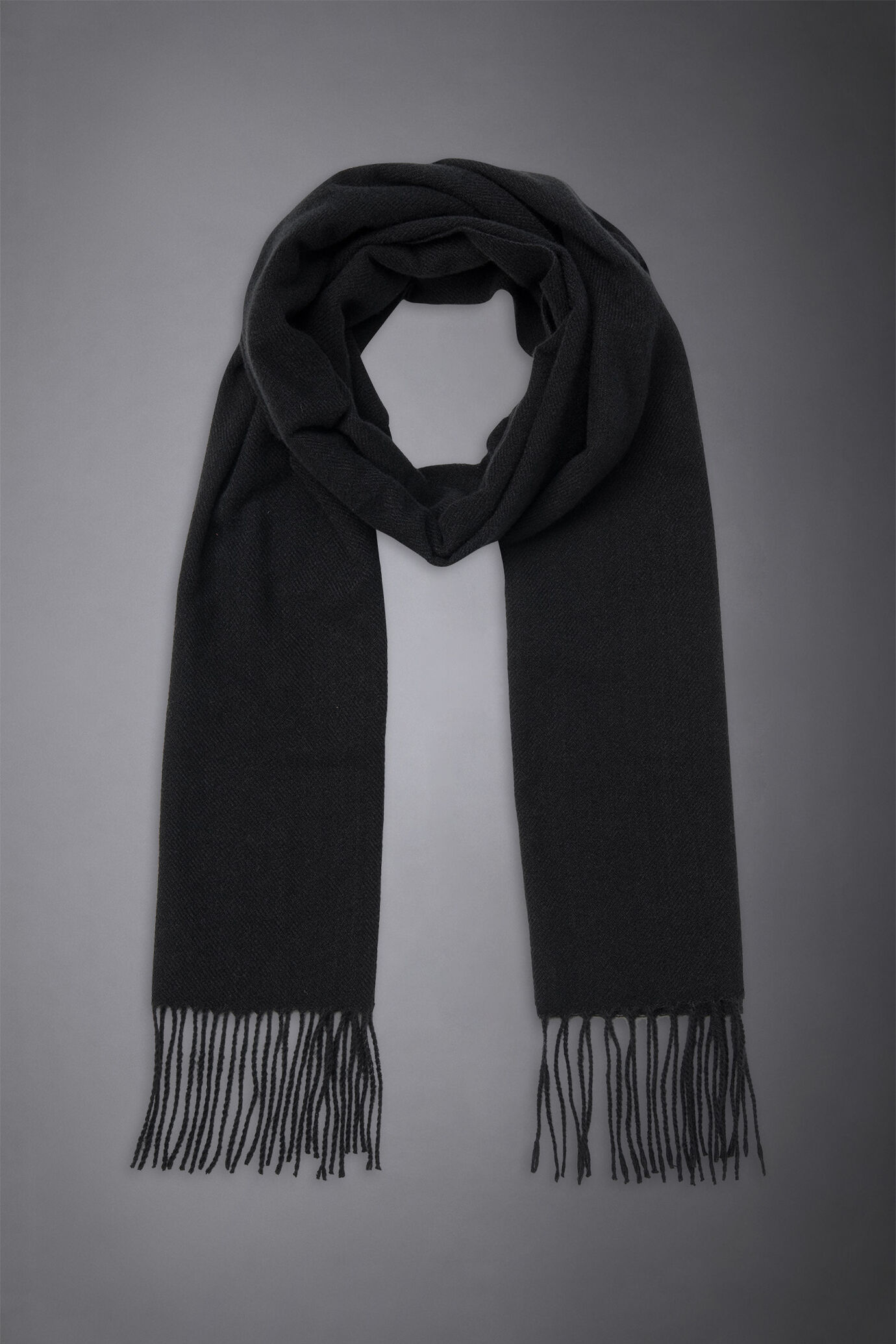 Men's solid-coloured scarf image number 0