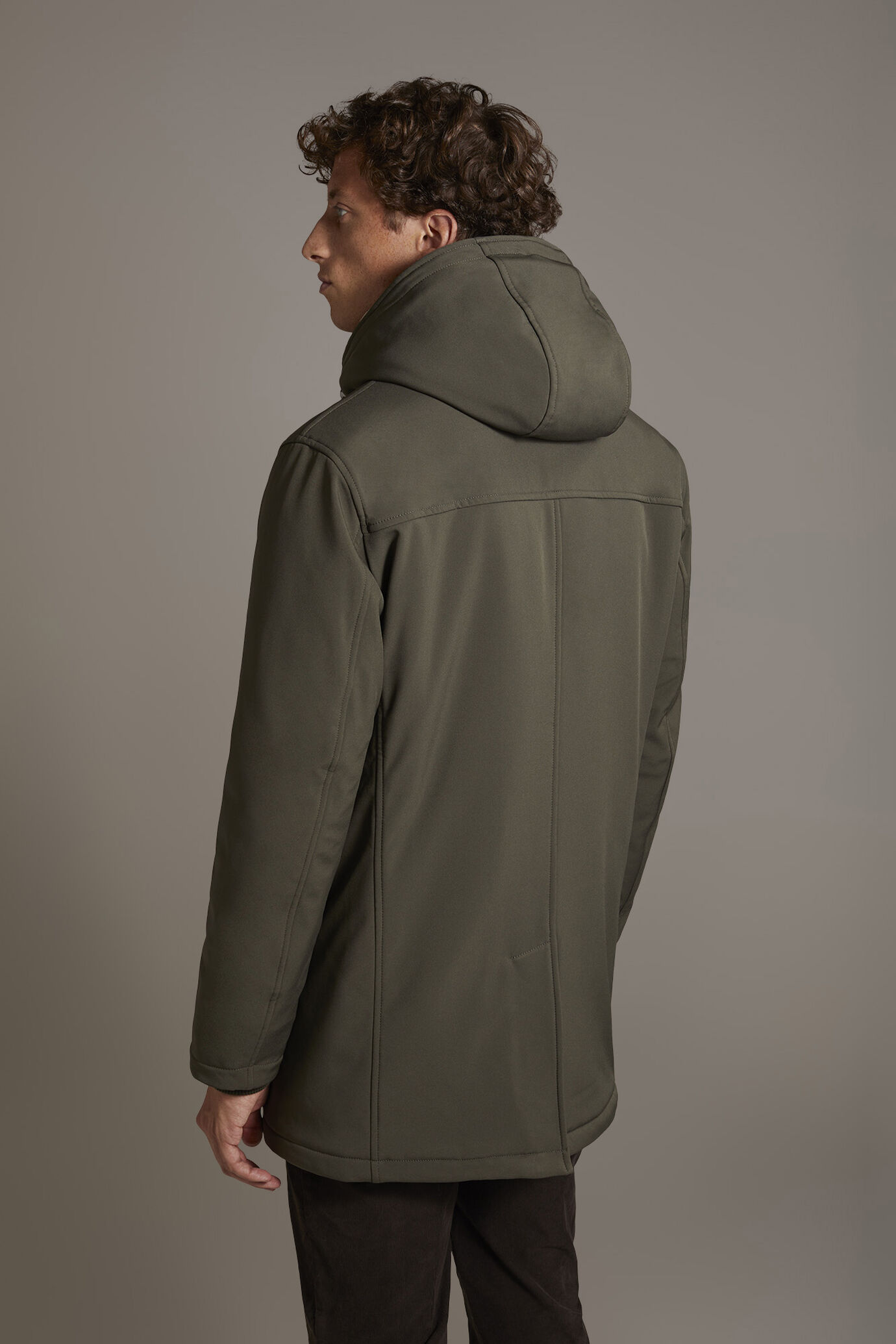 Eskimo in tessuto tecnico rivestito con pelliccia image number 3