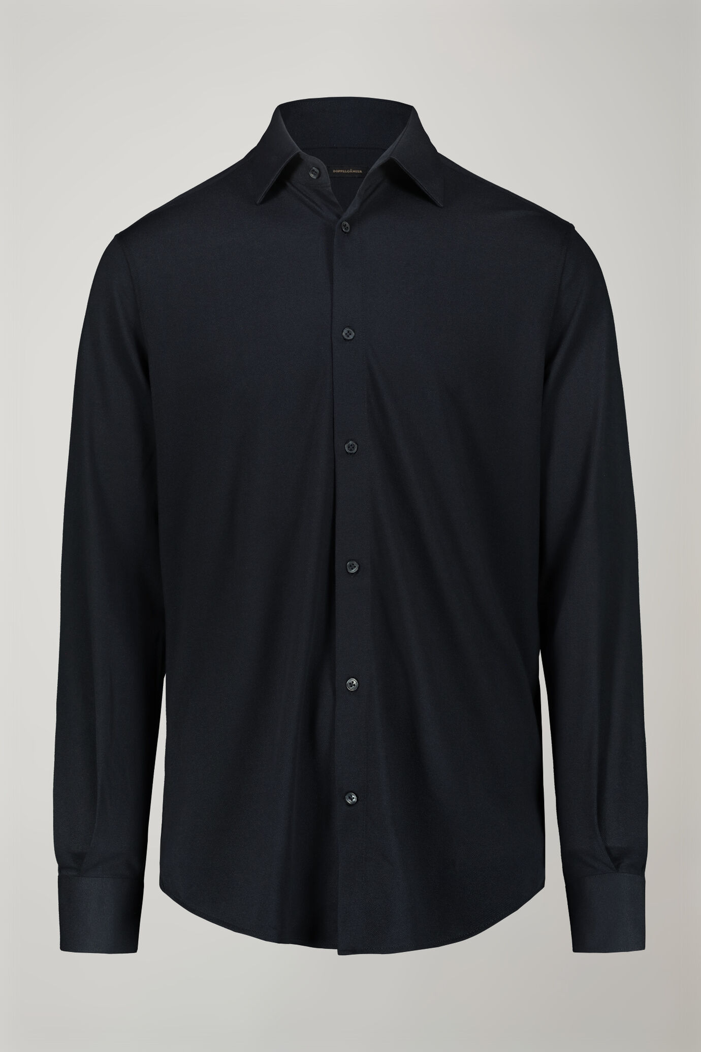 Polo homme à manches longues et col classique, en tissu jersey coupe régulière image number 5
