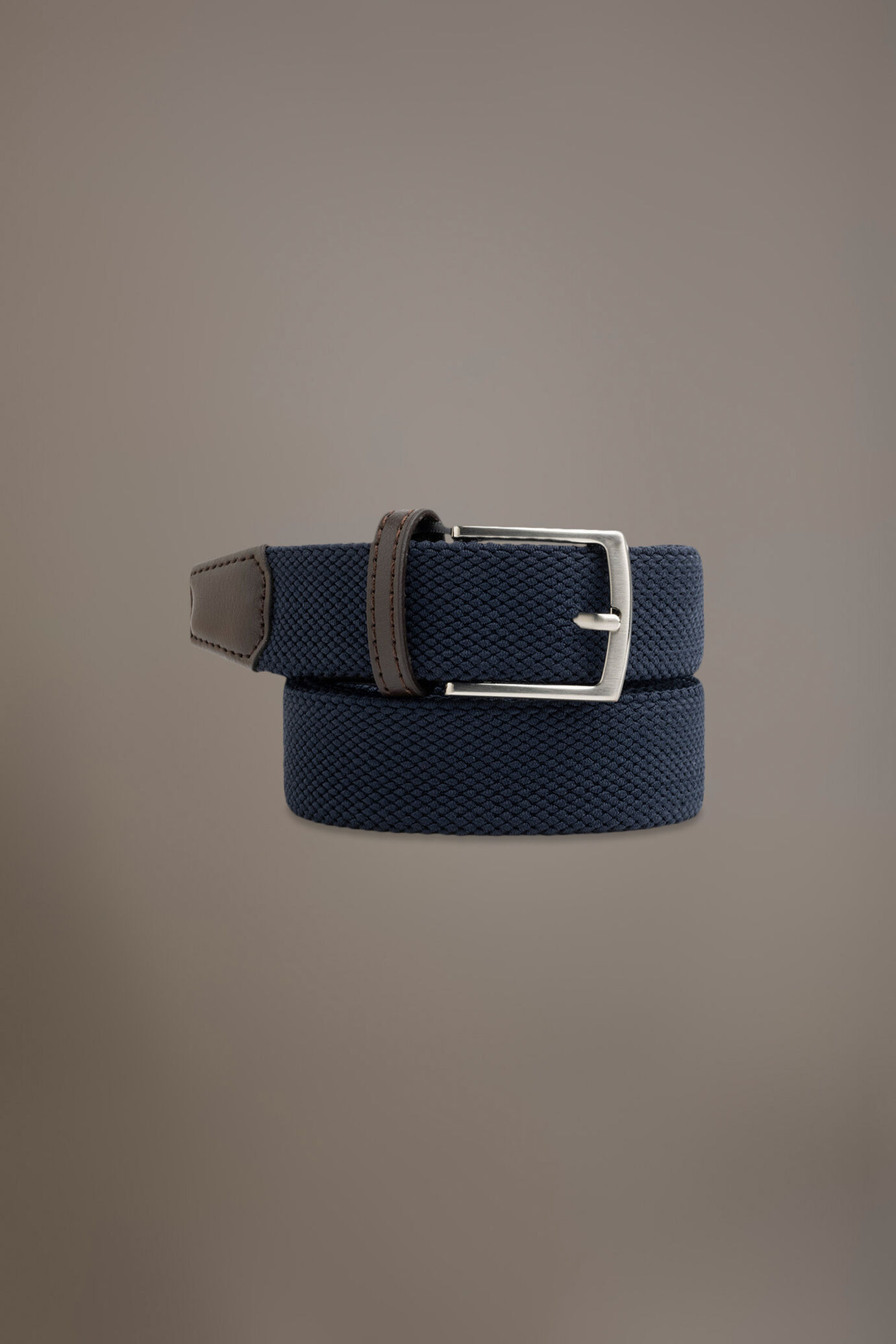 Elastic breided belt solid colour image number 0