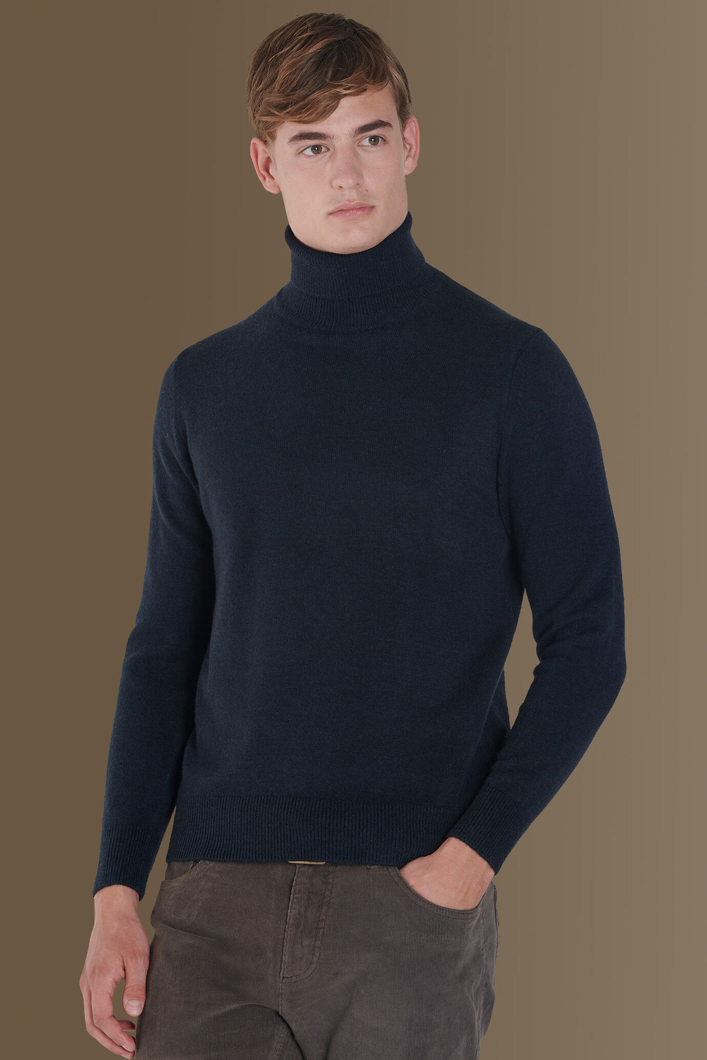 Maglia collo alto soft touch image number 0