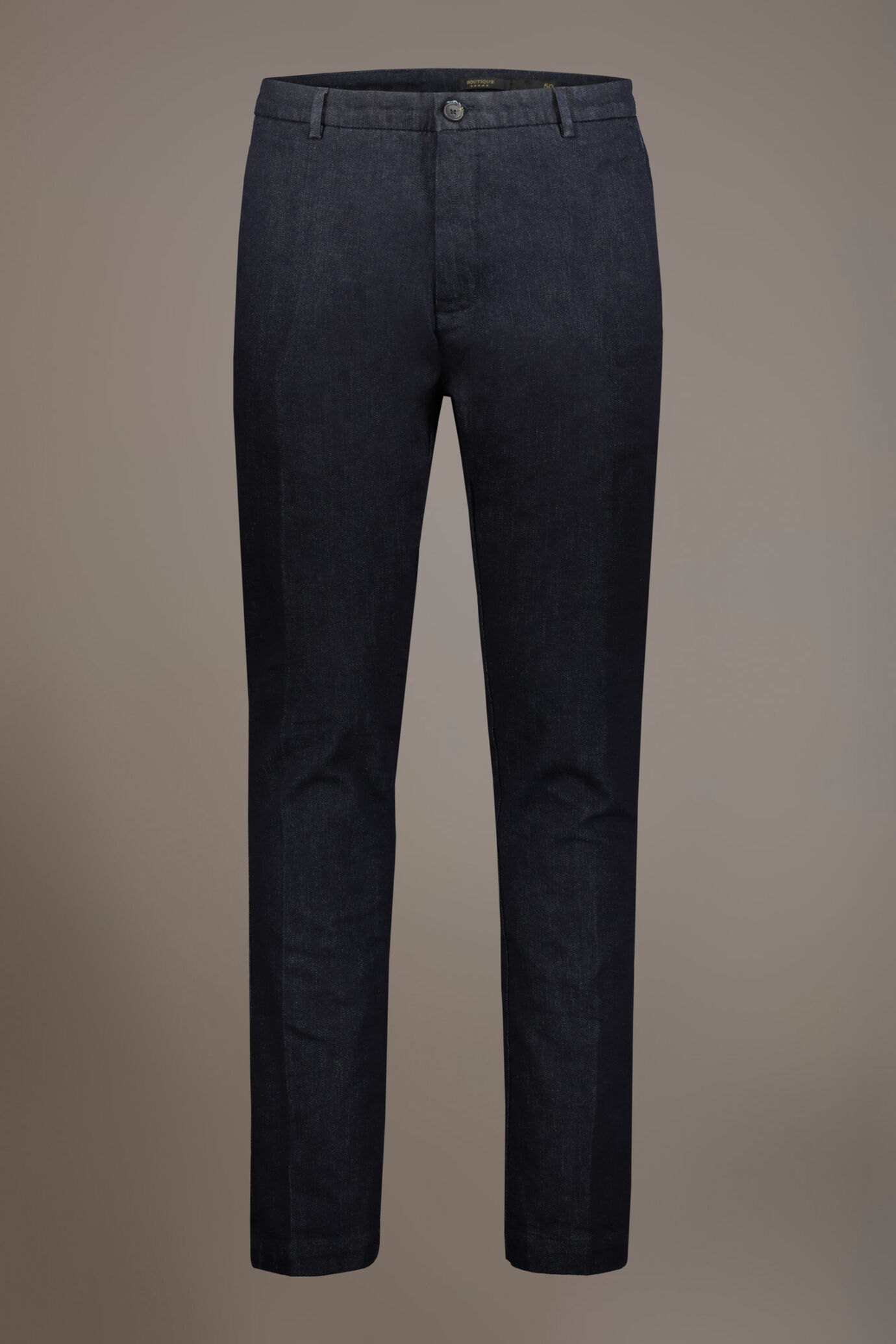 Jeans chino uomo regular fit tessuto denim image number 5