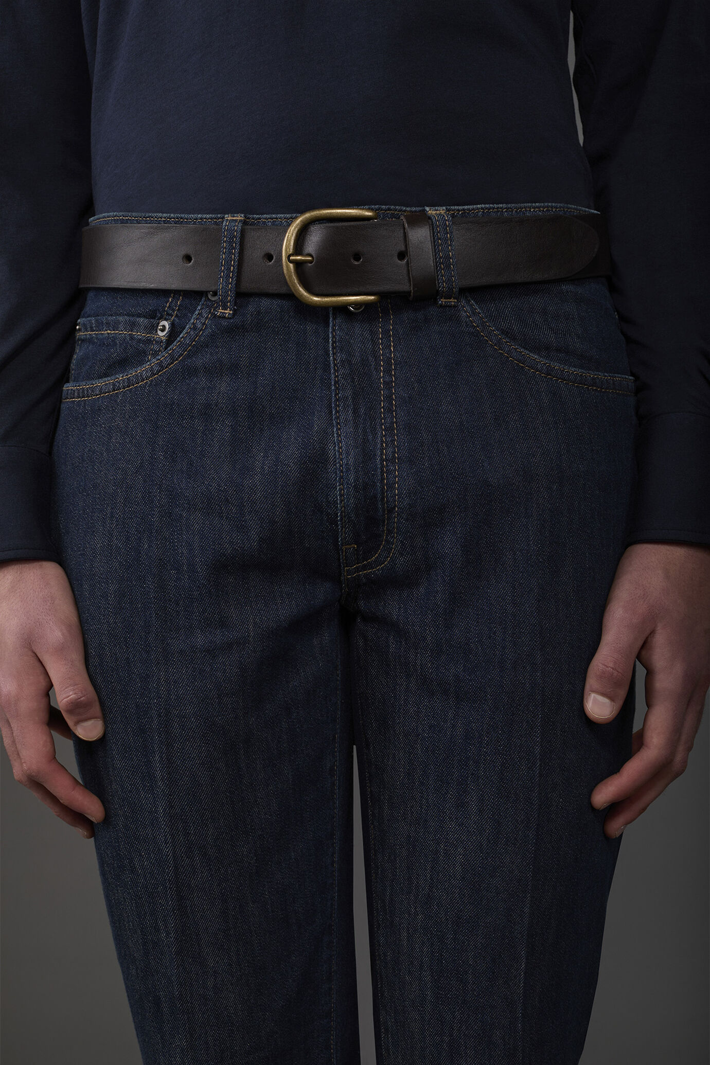 Herreng&uuml;rtel aus Echtleder image number 0