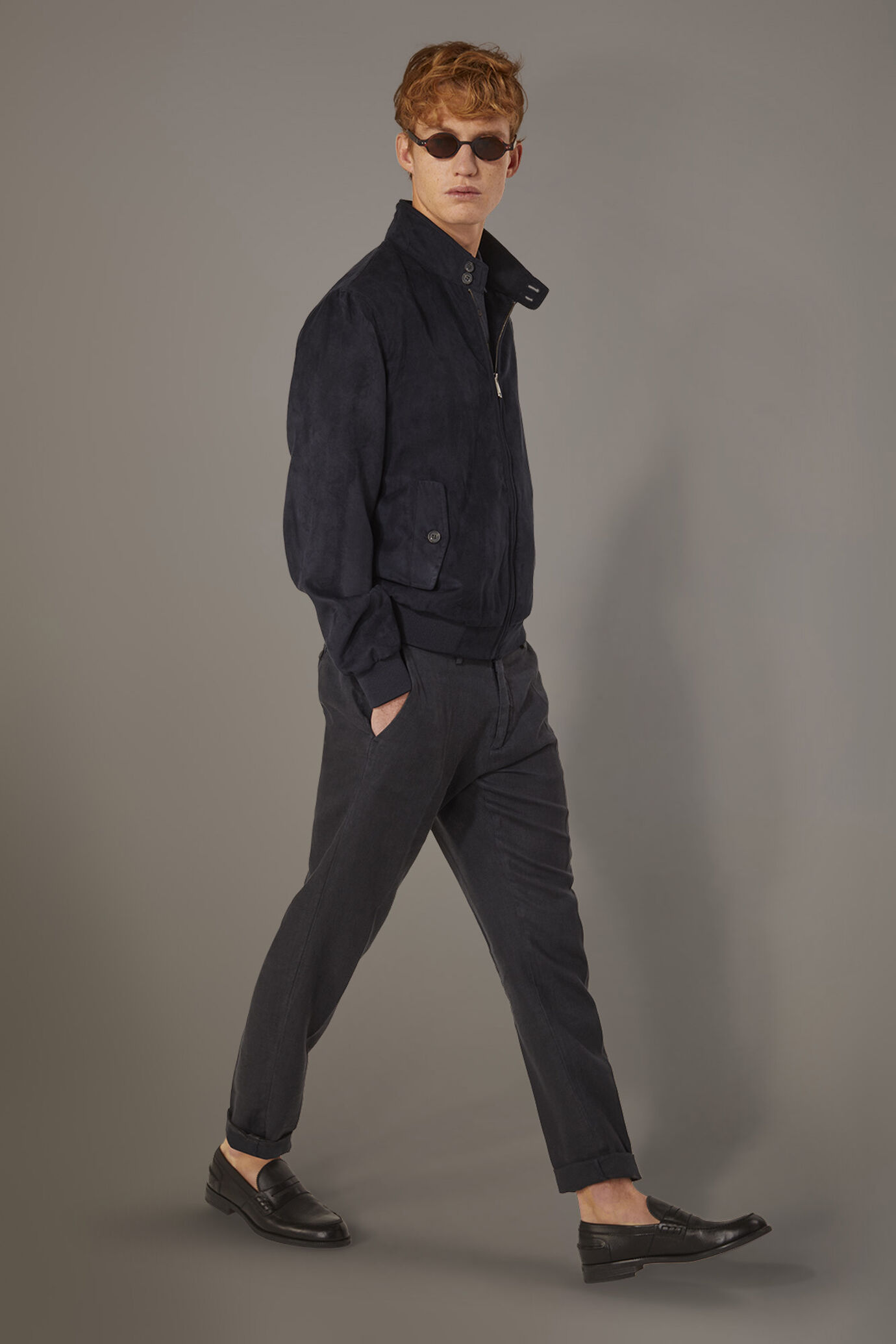 Giubbino foderato simil scamosciato image number 0