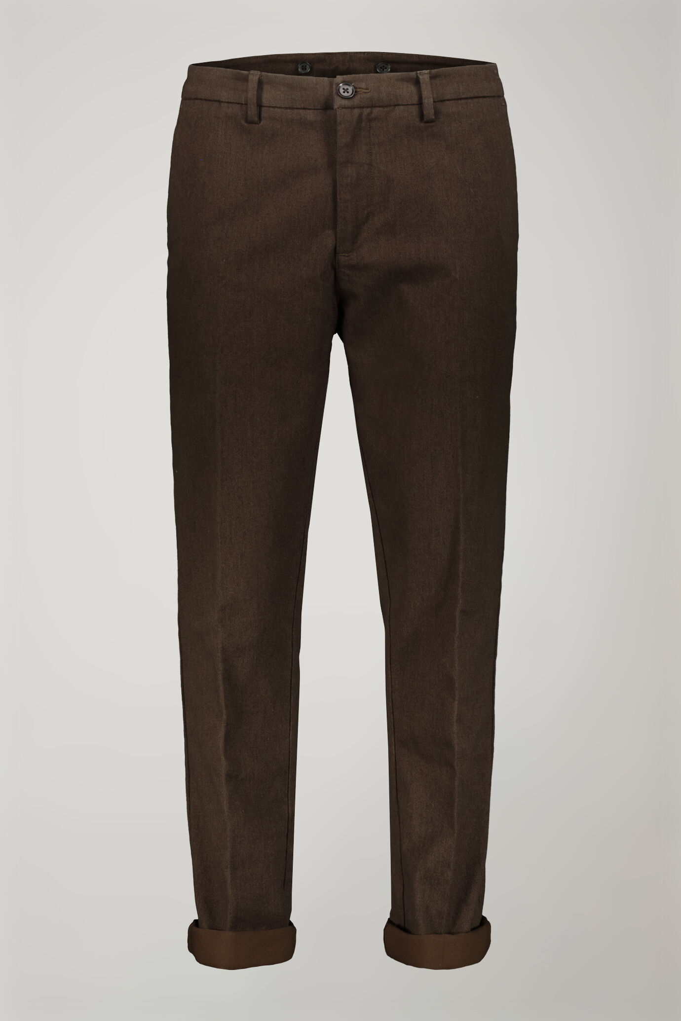 Men's chino pants cotton fabric hand wool cavalry twill image number 0