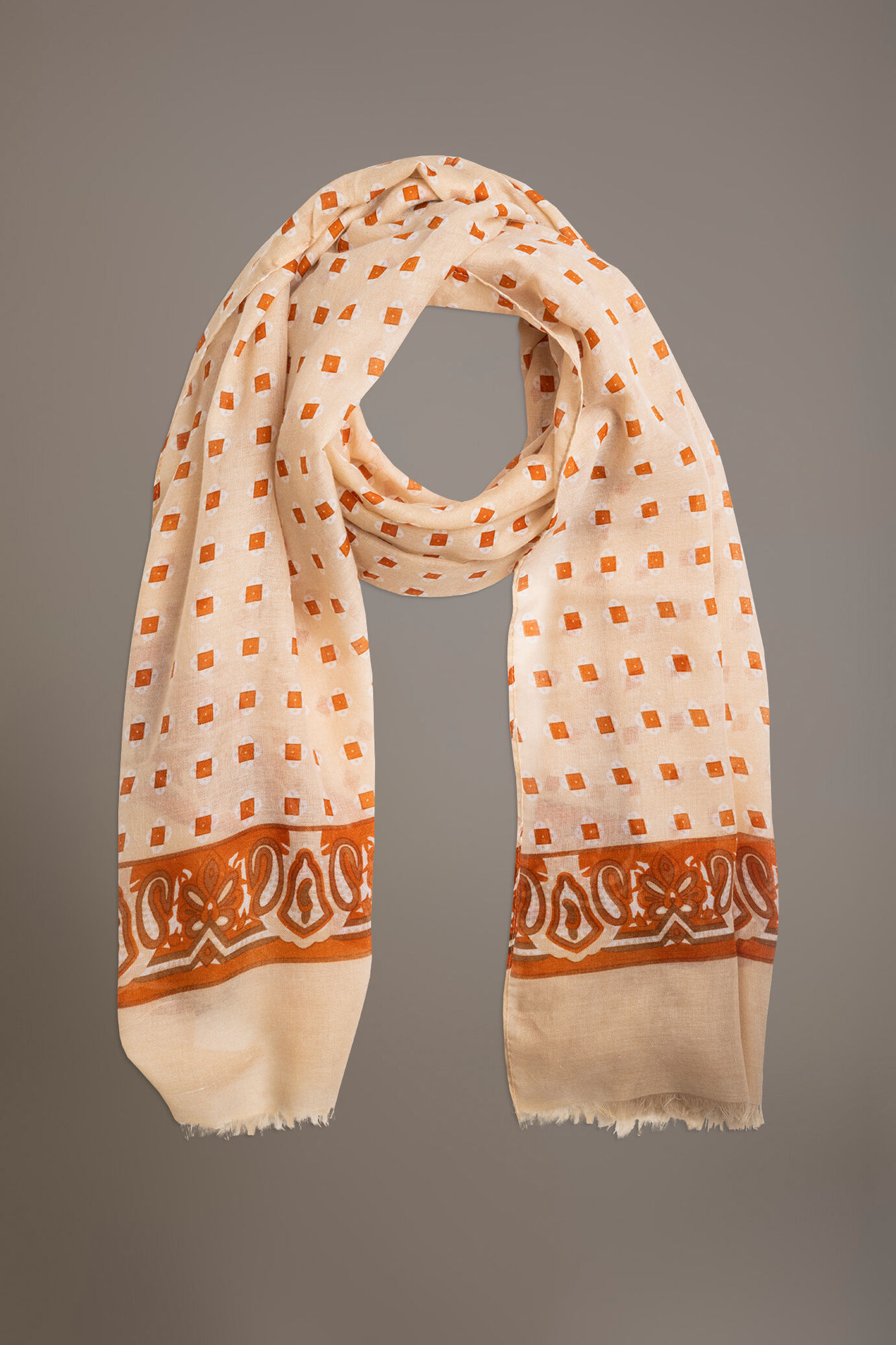 Cotton blend shawl image number 0