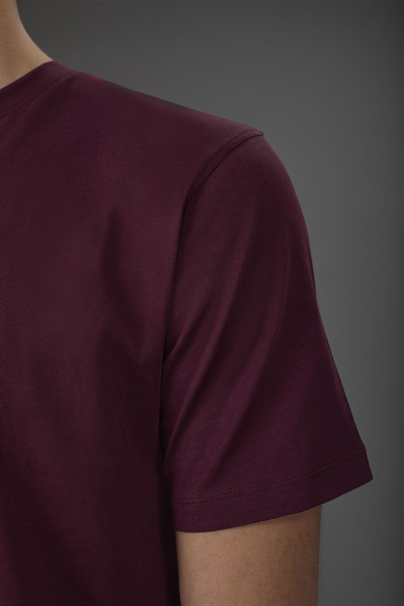 Kurzarm-T-Shirt für Herren mit Rundhalsausschnitt aus Bio-Baumwolle image number 3