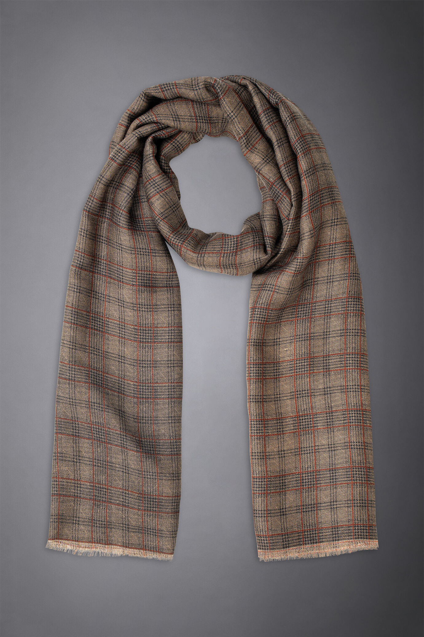 Men's patterned printed pashmina image number 0