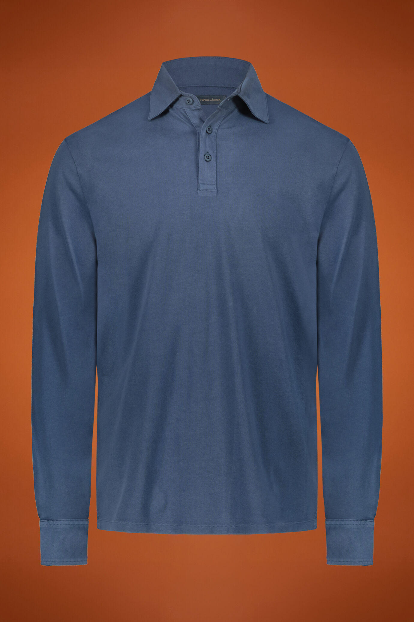 Polo uomo manica lunga 100% cotone regular fit image number 0