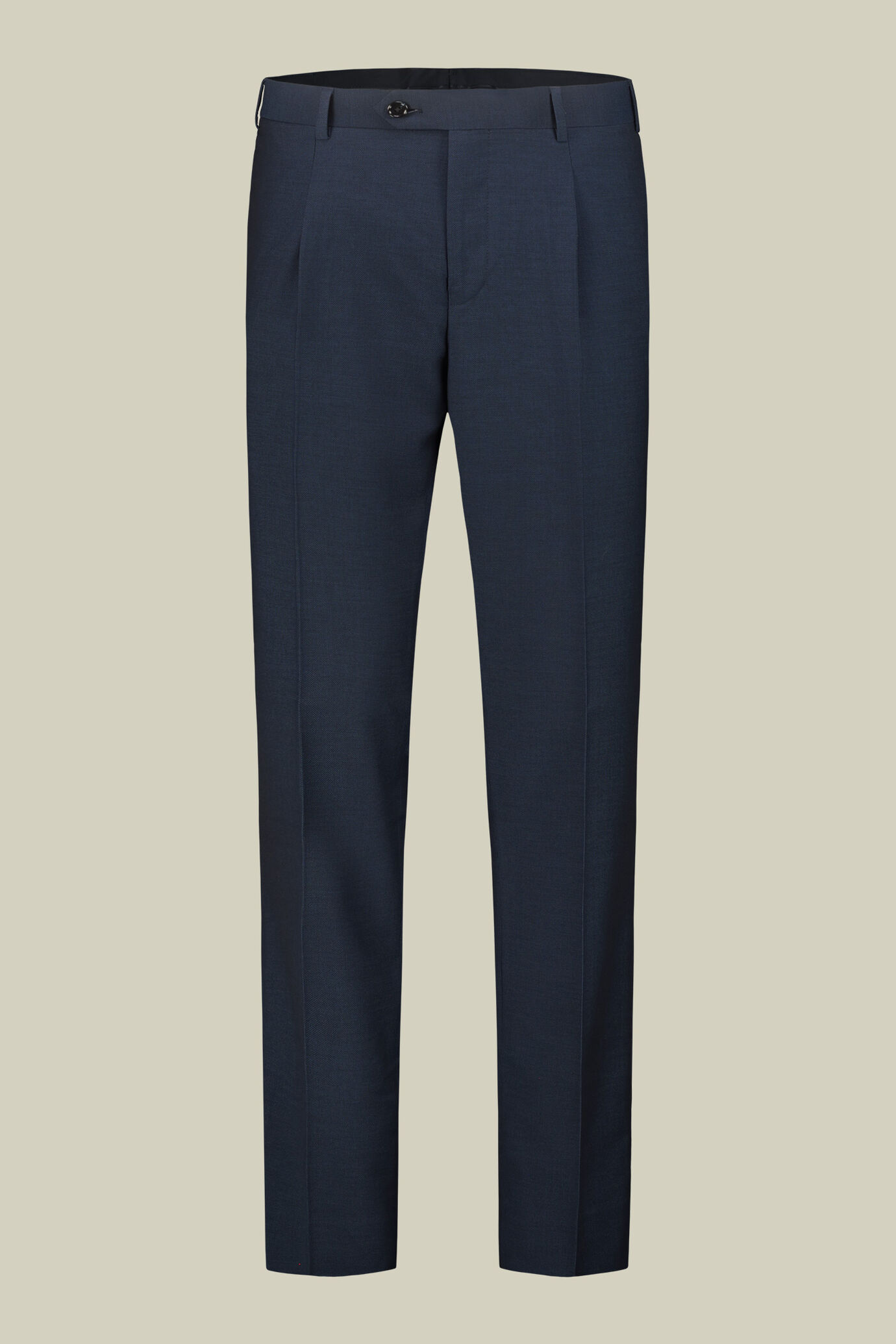 Men's single-breasted regular fit pheasant eye fabric suit image number 6