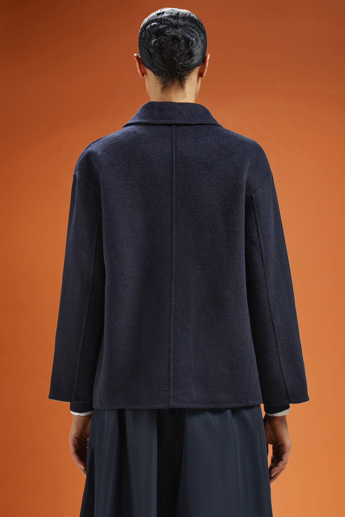 Cappotto donna in tessuto morbido Wool Blend regular fit image number 1