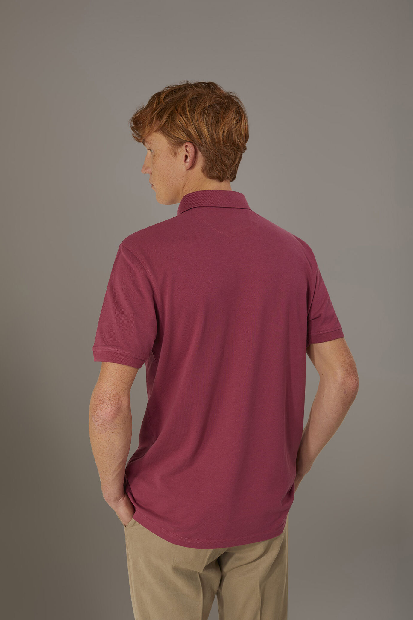 Kurzarm-Poloshirt 100% Baumwoll-Piqué image number 2