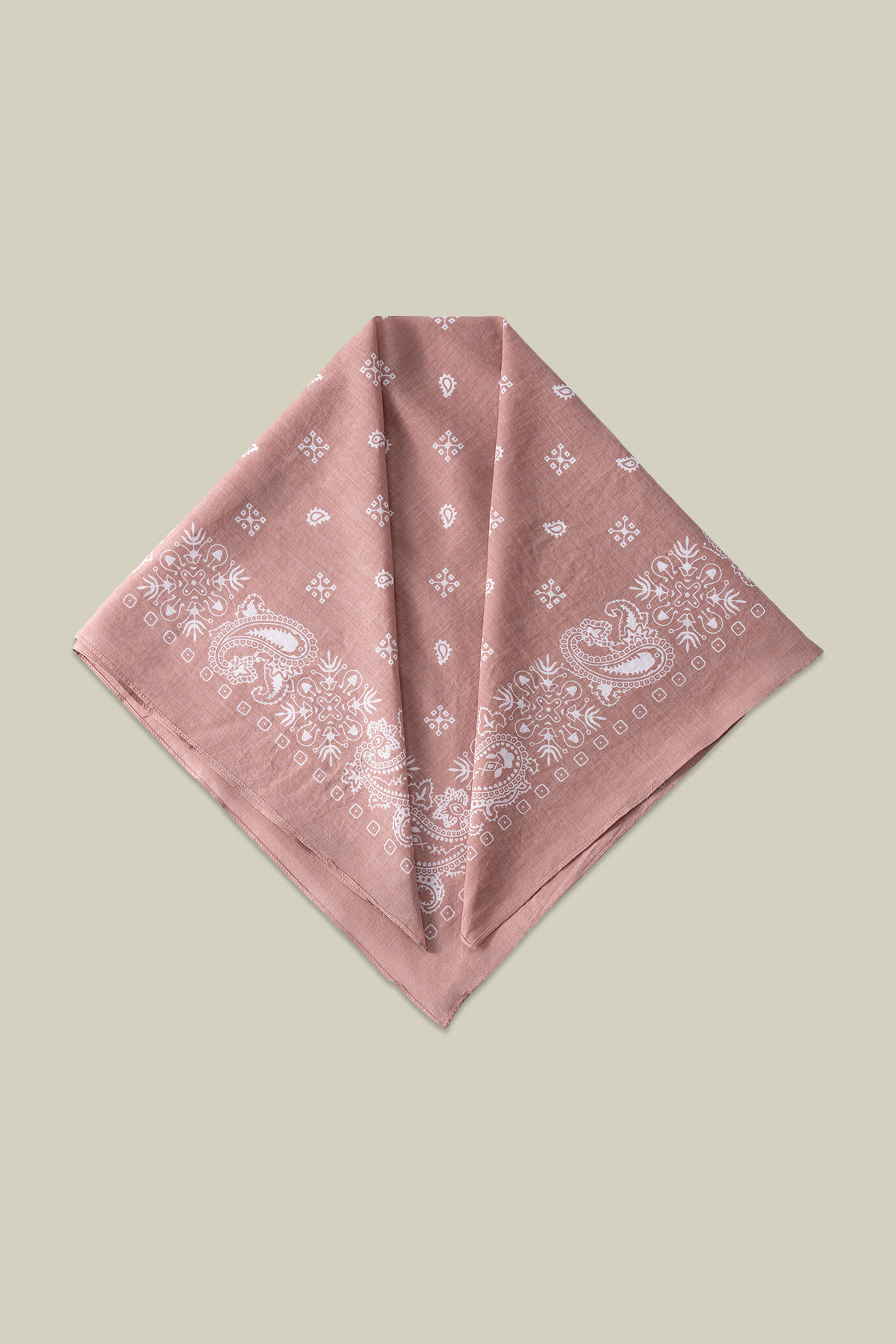 Foulard femme en coton avec motif cachemire image number 1