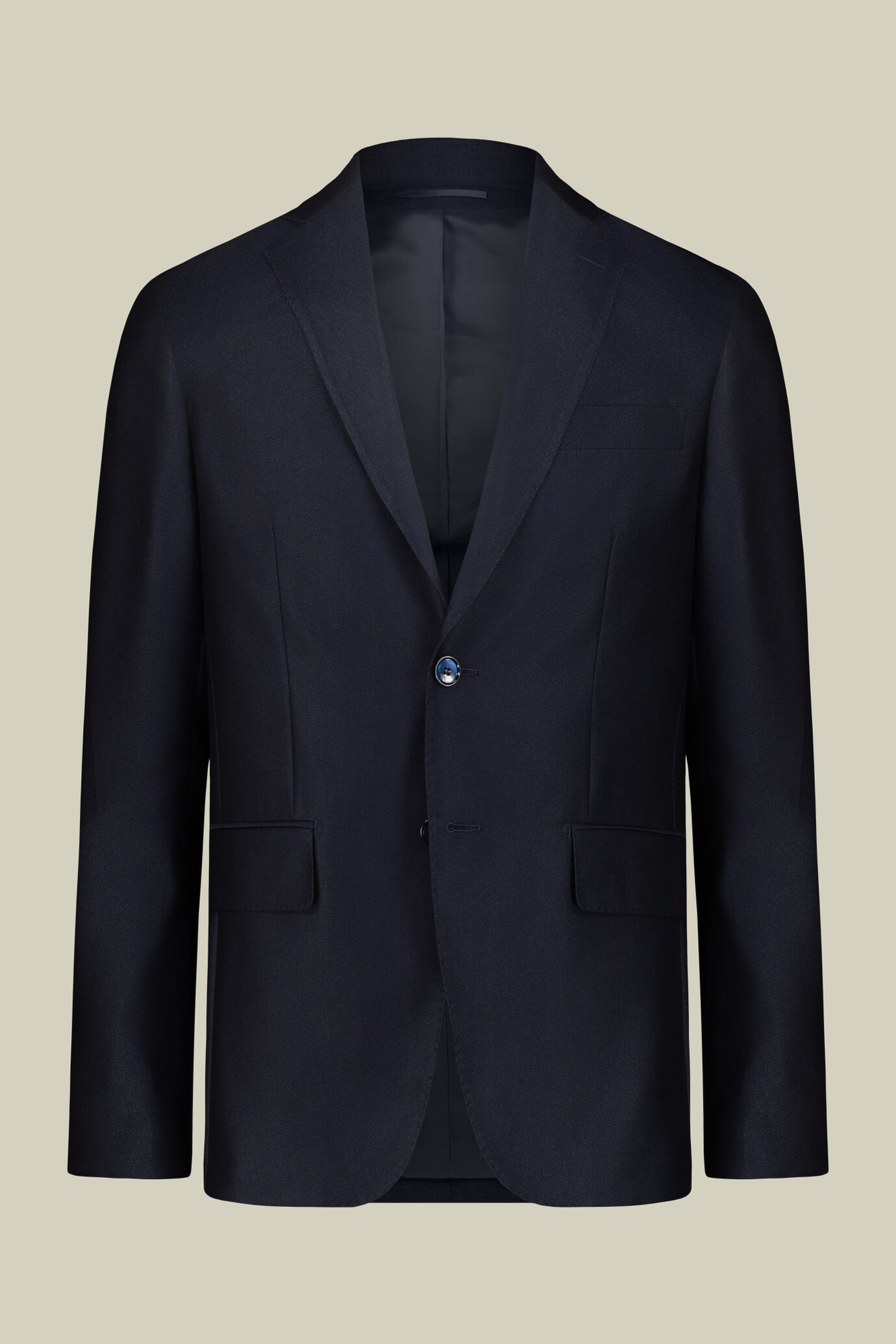 Costume homme à un bouton, coupe regular