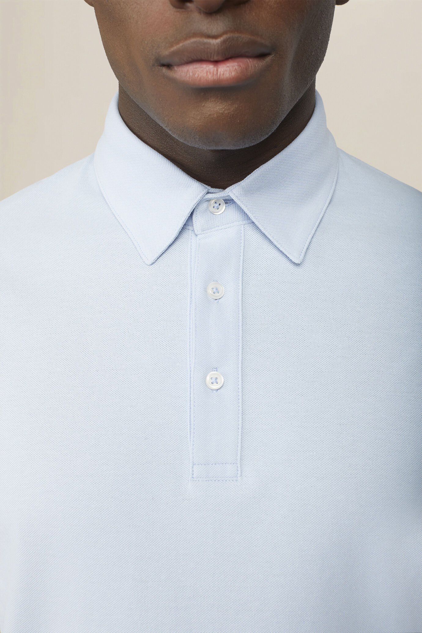 Polo uomo in 100% cotone piquet regular fit image number 2