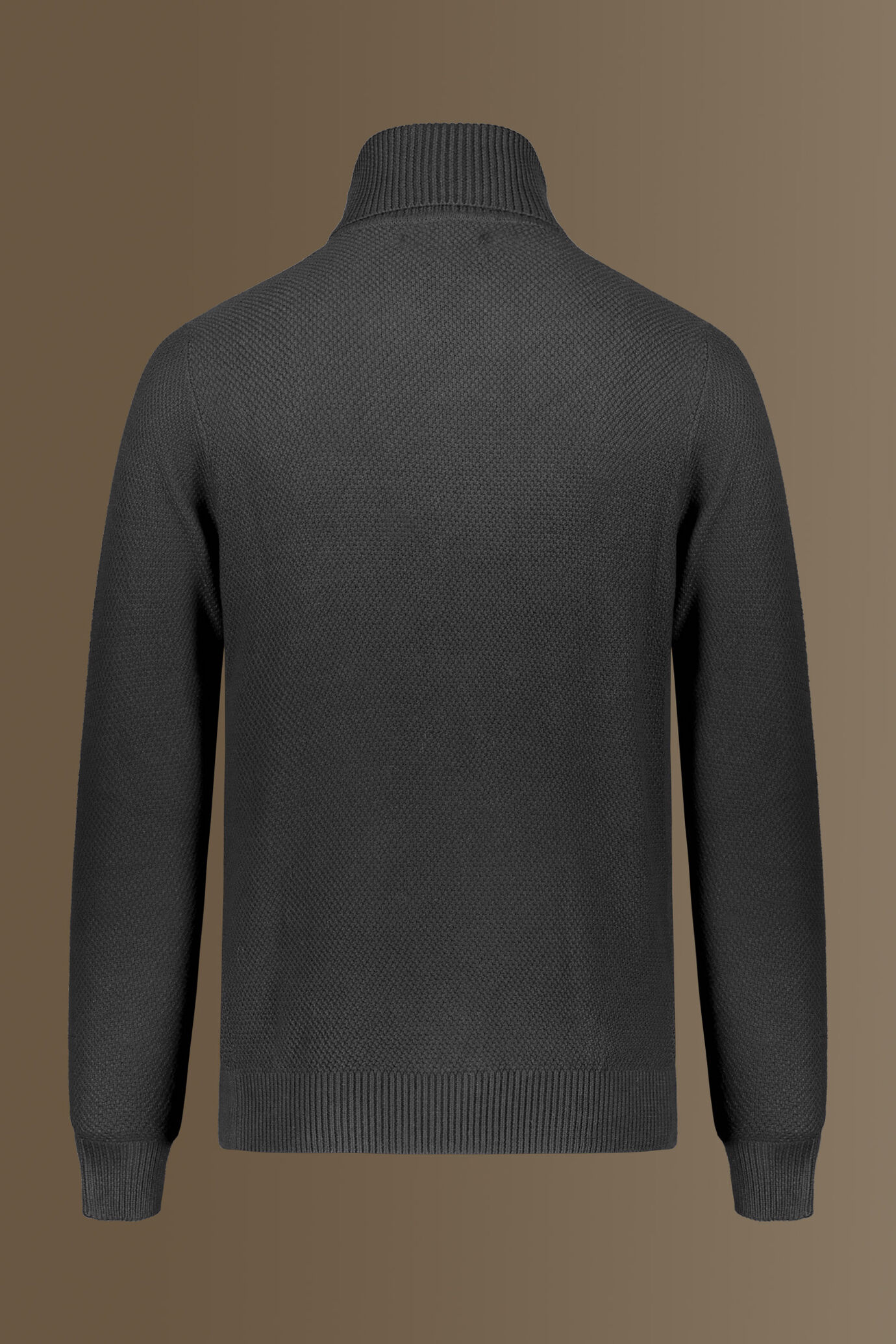 Turtle neck sweater, cotton blend image number 1