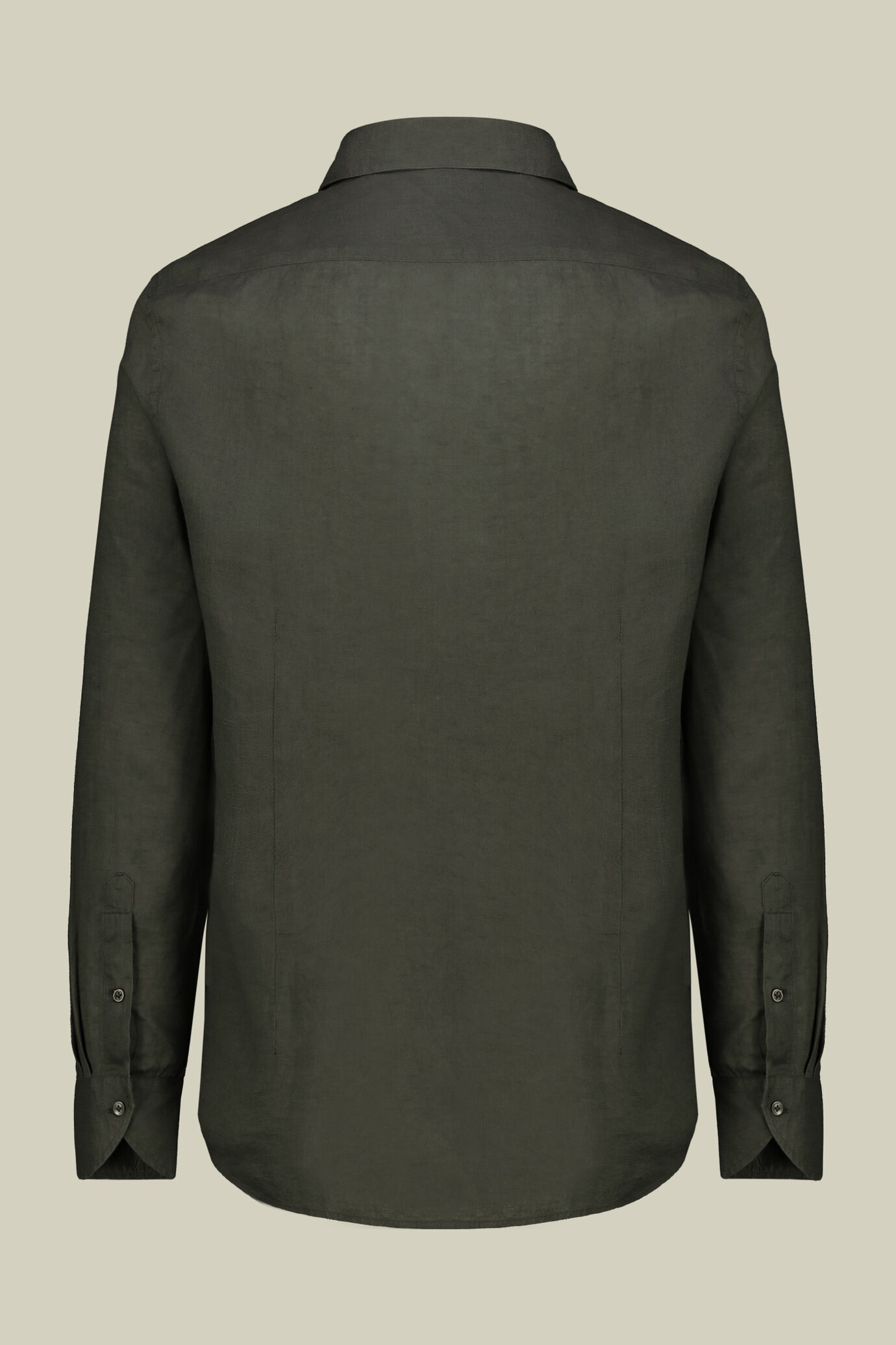 Camicia uomo casual collo classico 100% lino image number 5