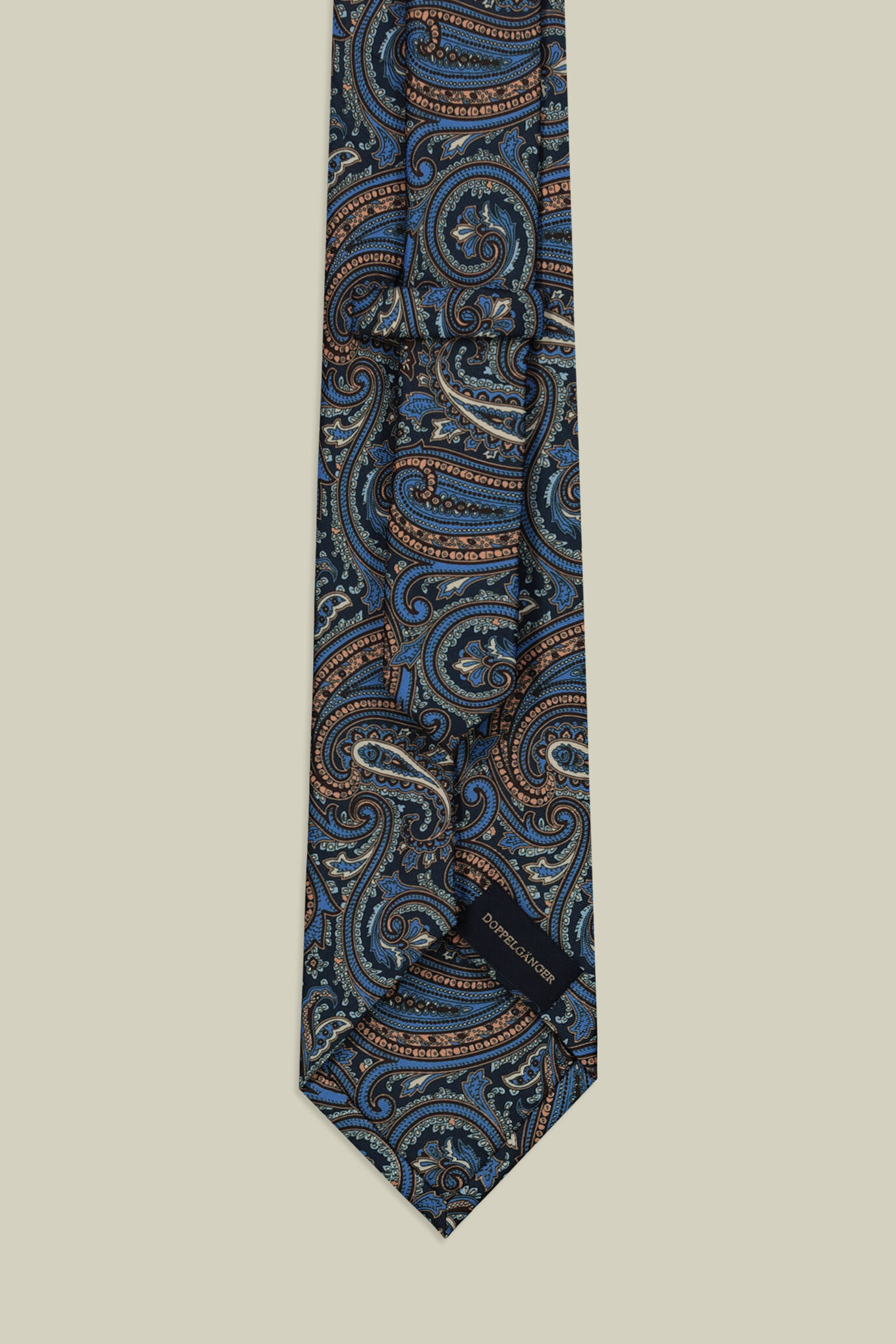 Men's macro paisley patterned tie image number 2
