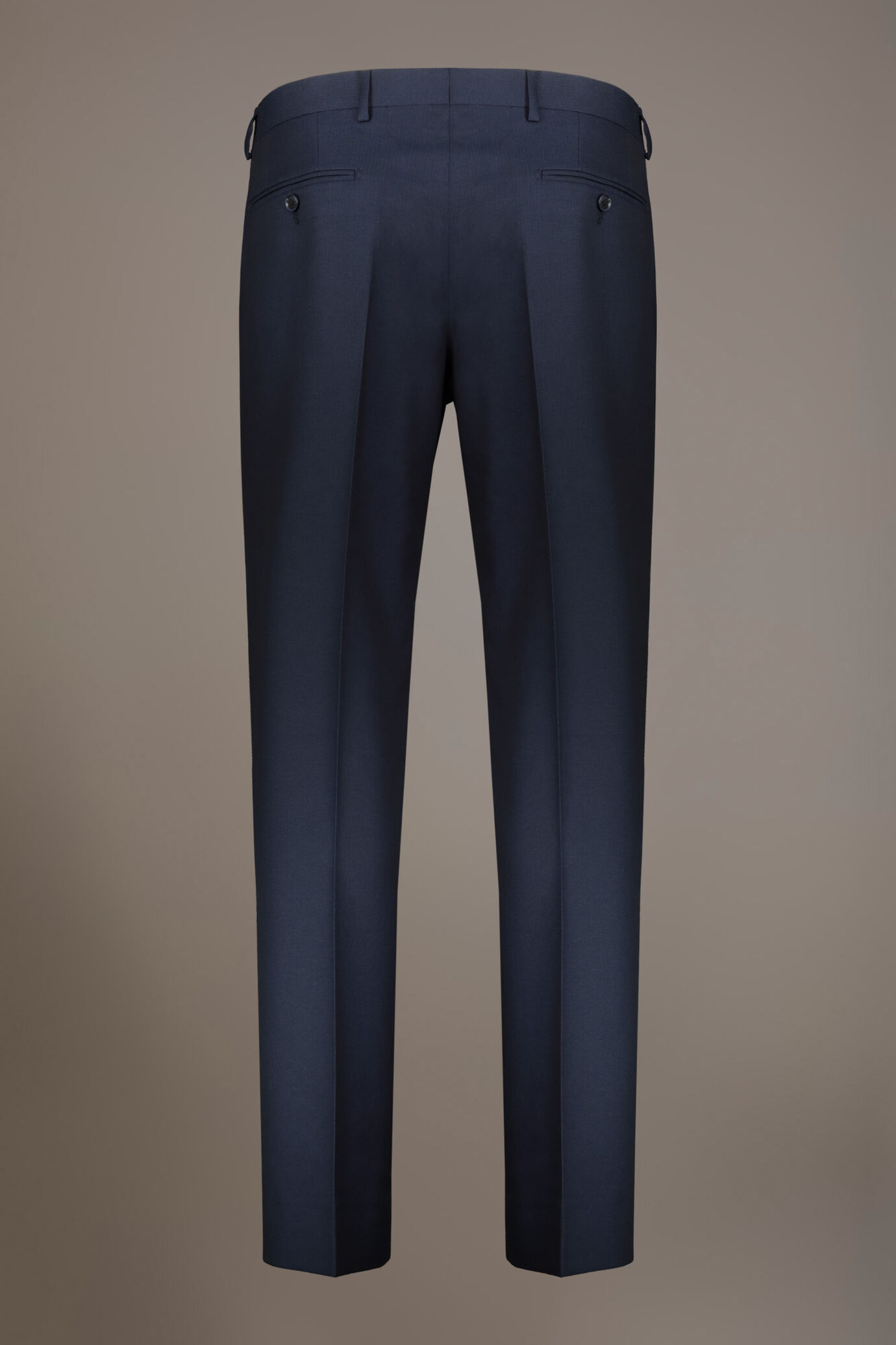 Single breasted suit flat trousers herringbone fabric image number 8