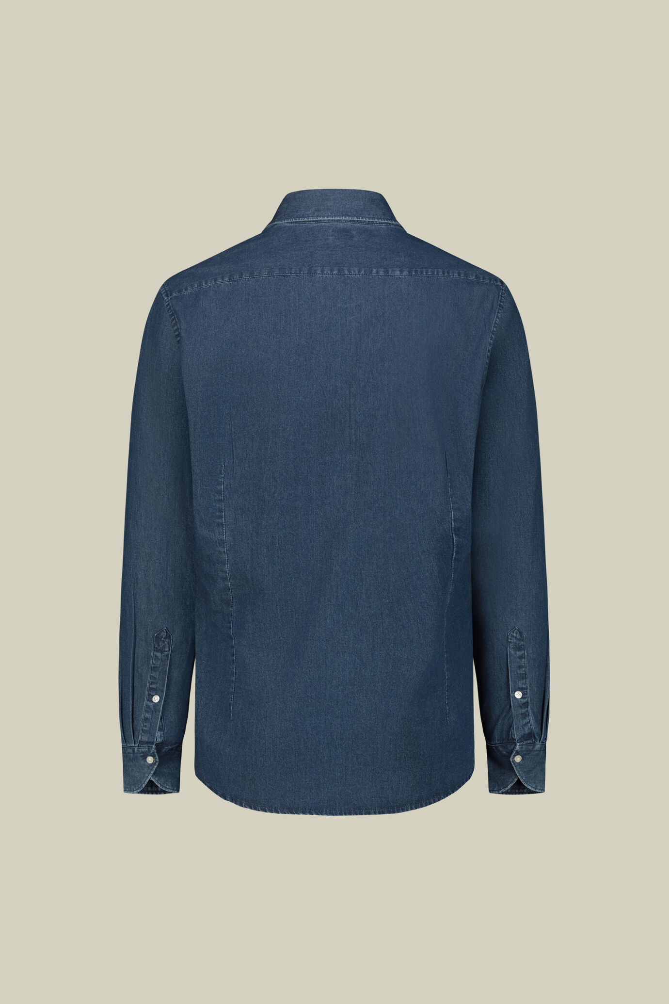 Men&rsquo;s Slim-fit Denim Fabric Shirt image number 5