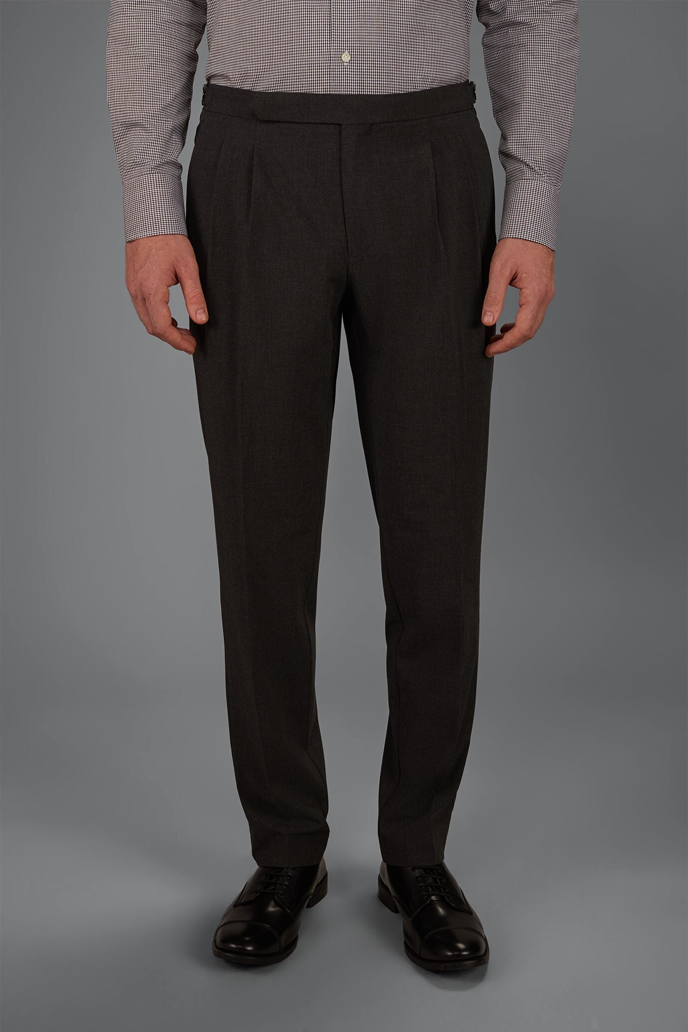 Herrenhose aus Bi-Stretch-M&eacute;lange im Comfort-Fit image number 1