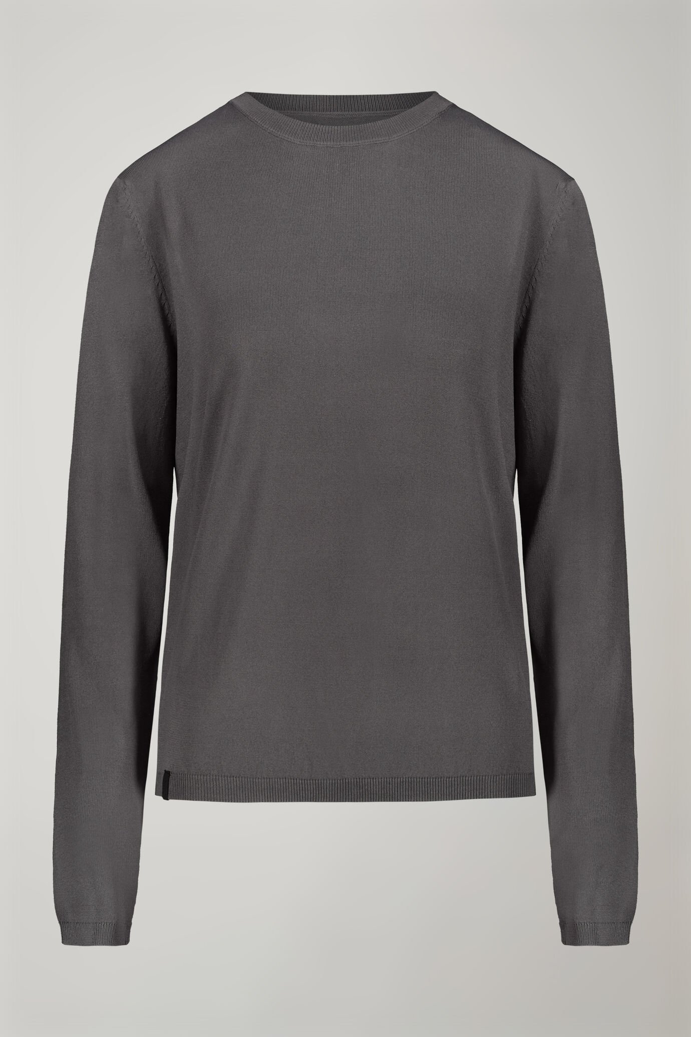Maglia donna girocollo tinta unita regular fit image number 5