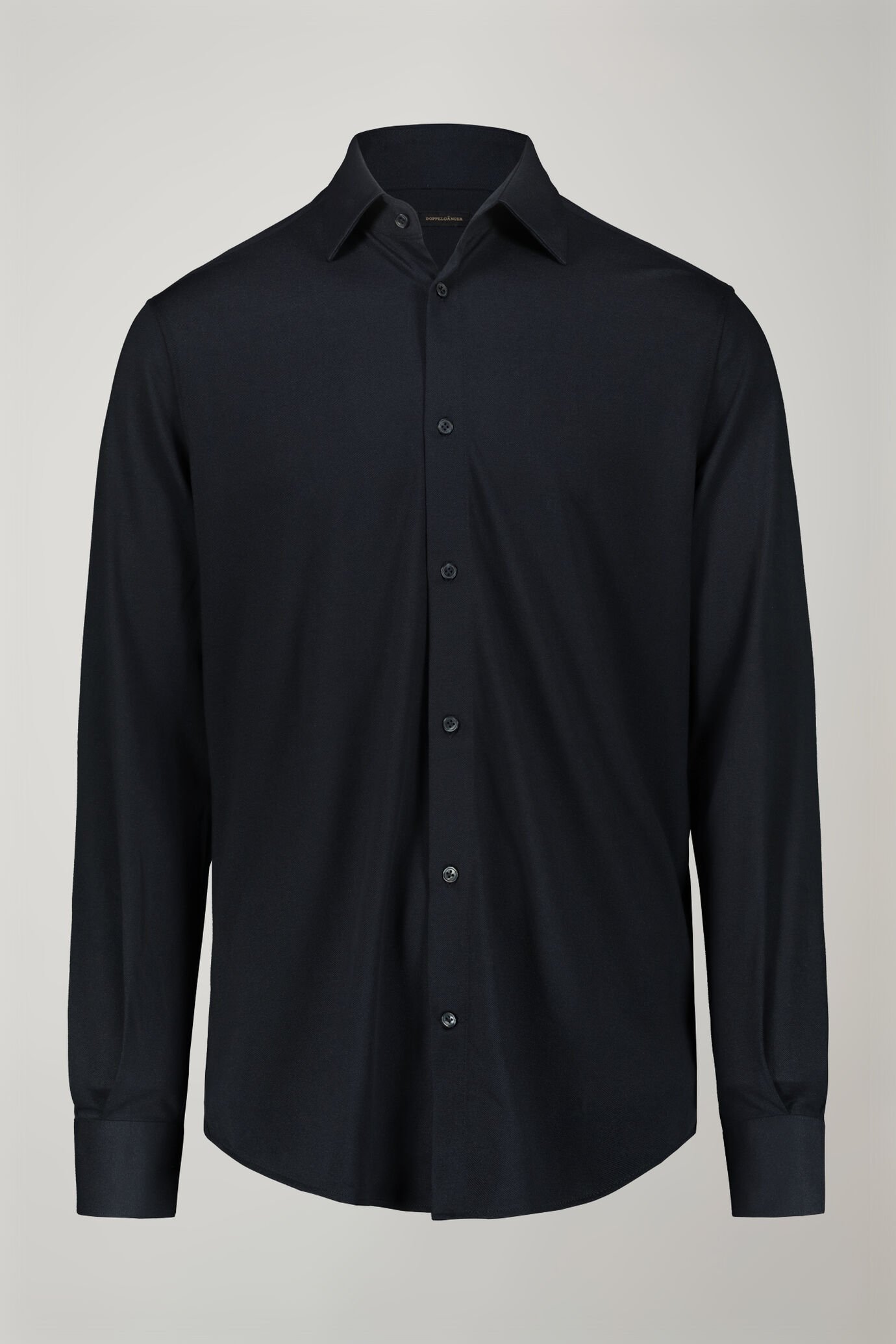 Polo homme à manches longues et col classique, en tissu jersey coupe régulière image number 5