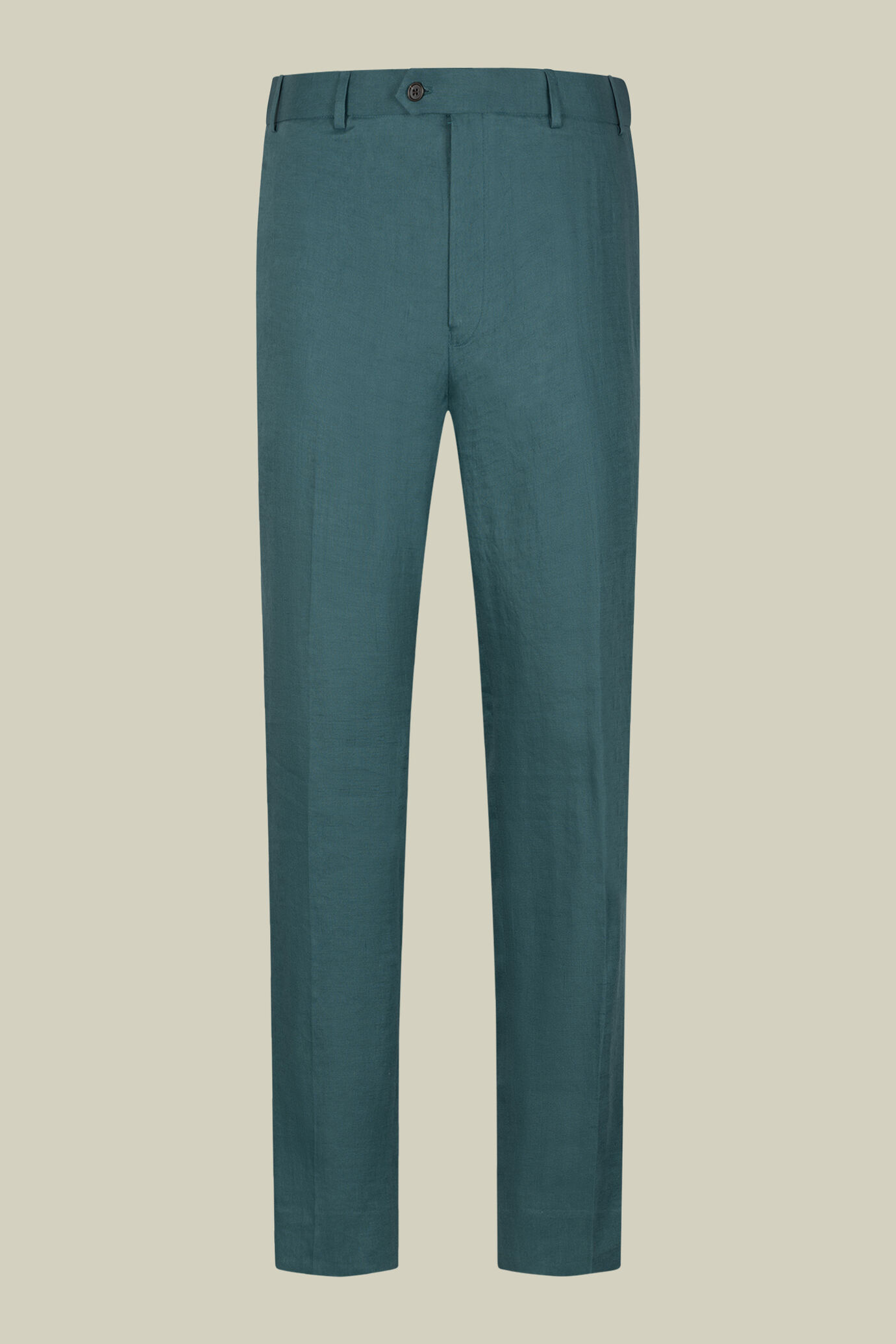 Abito uomo monopetto 100% lino regular fit image number 4