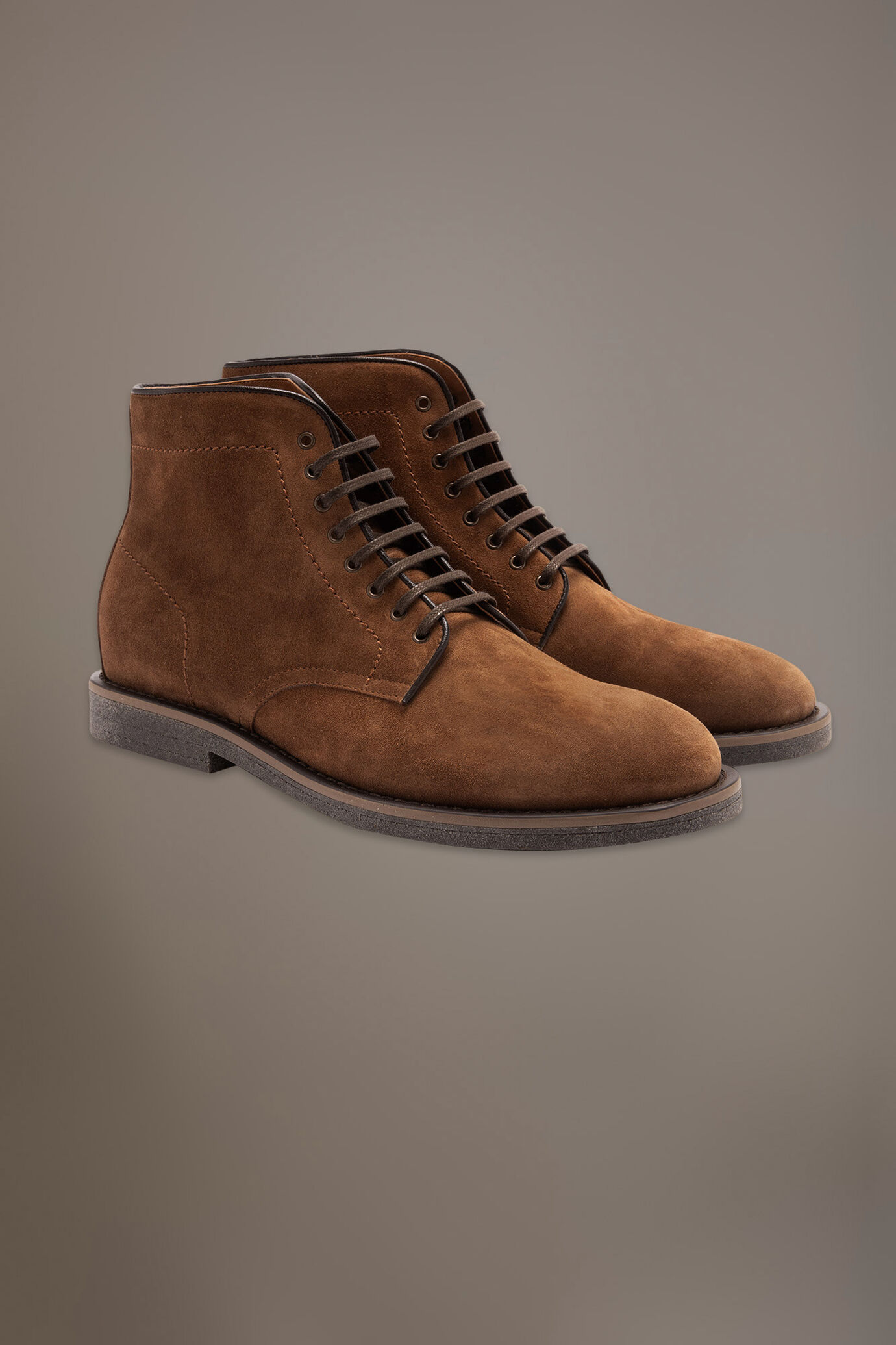 Stivali in suede uomo 100% pelle image number 0