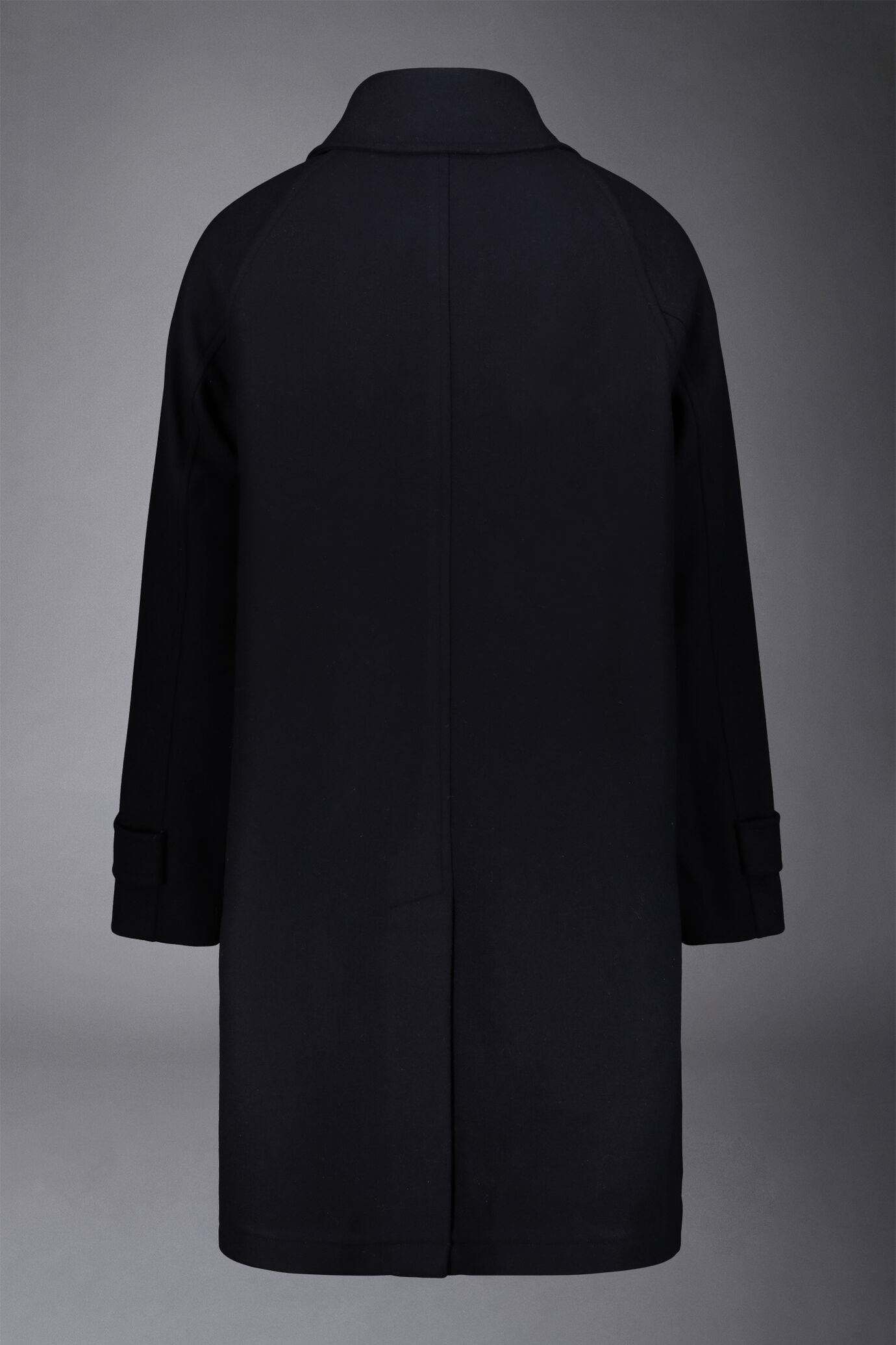 Genderless hoodless wool-blend coat image number 9