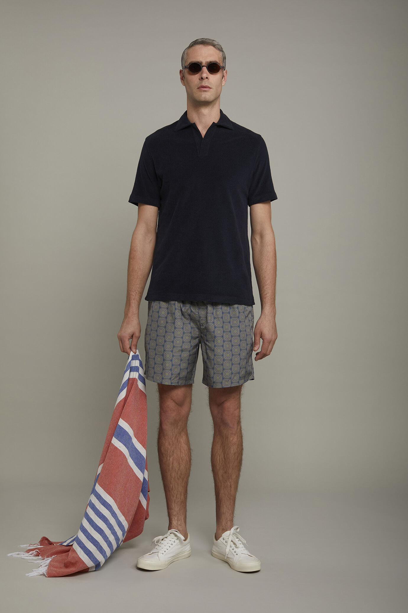 Men's swimwear macro patterned