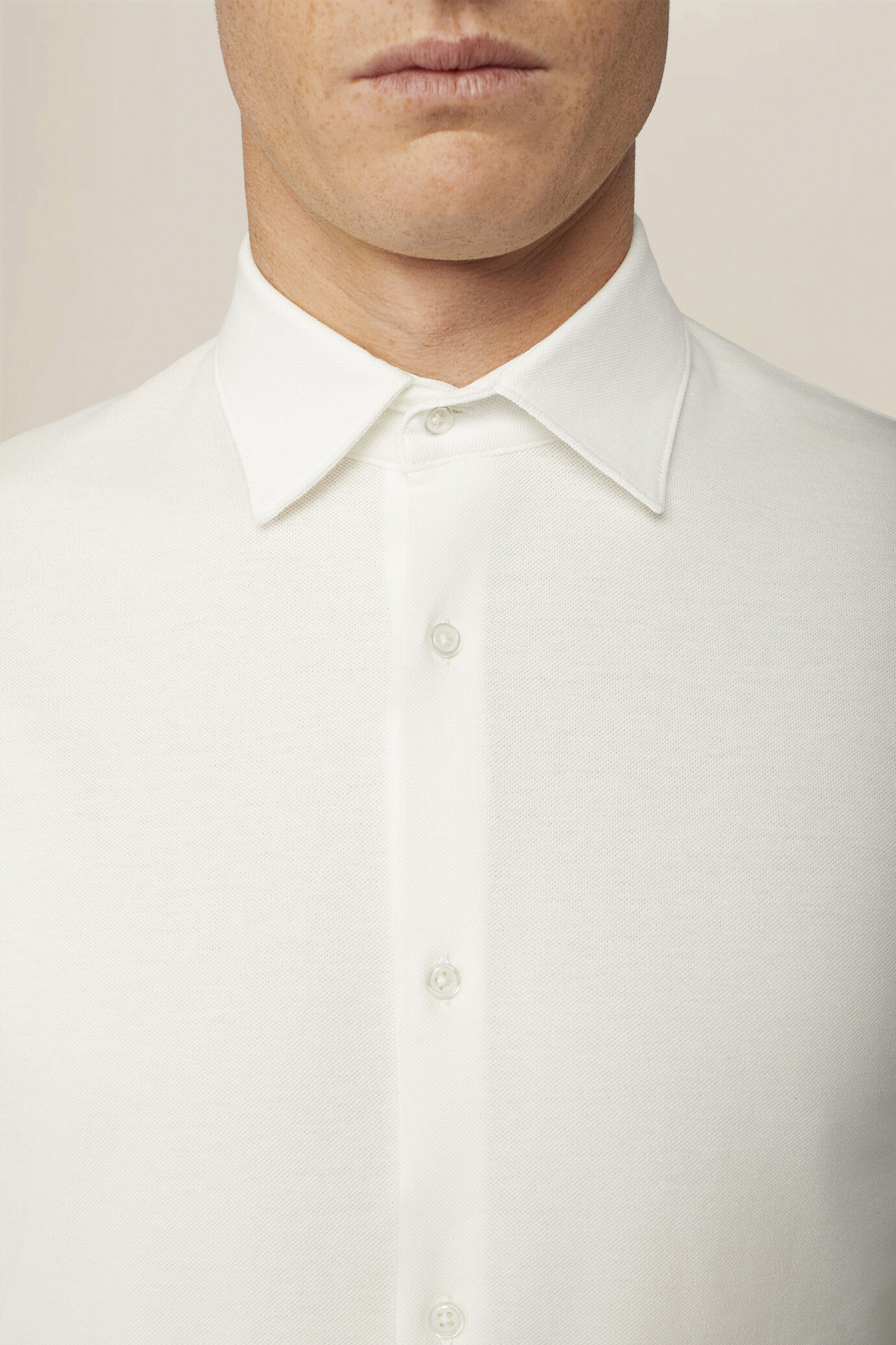 Men's 100% cotton regular fit polo shirt image number 2