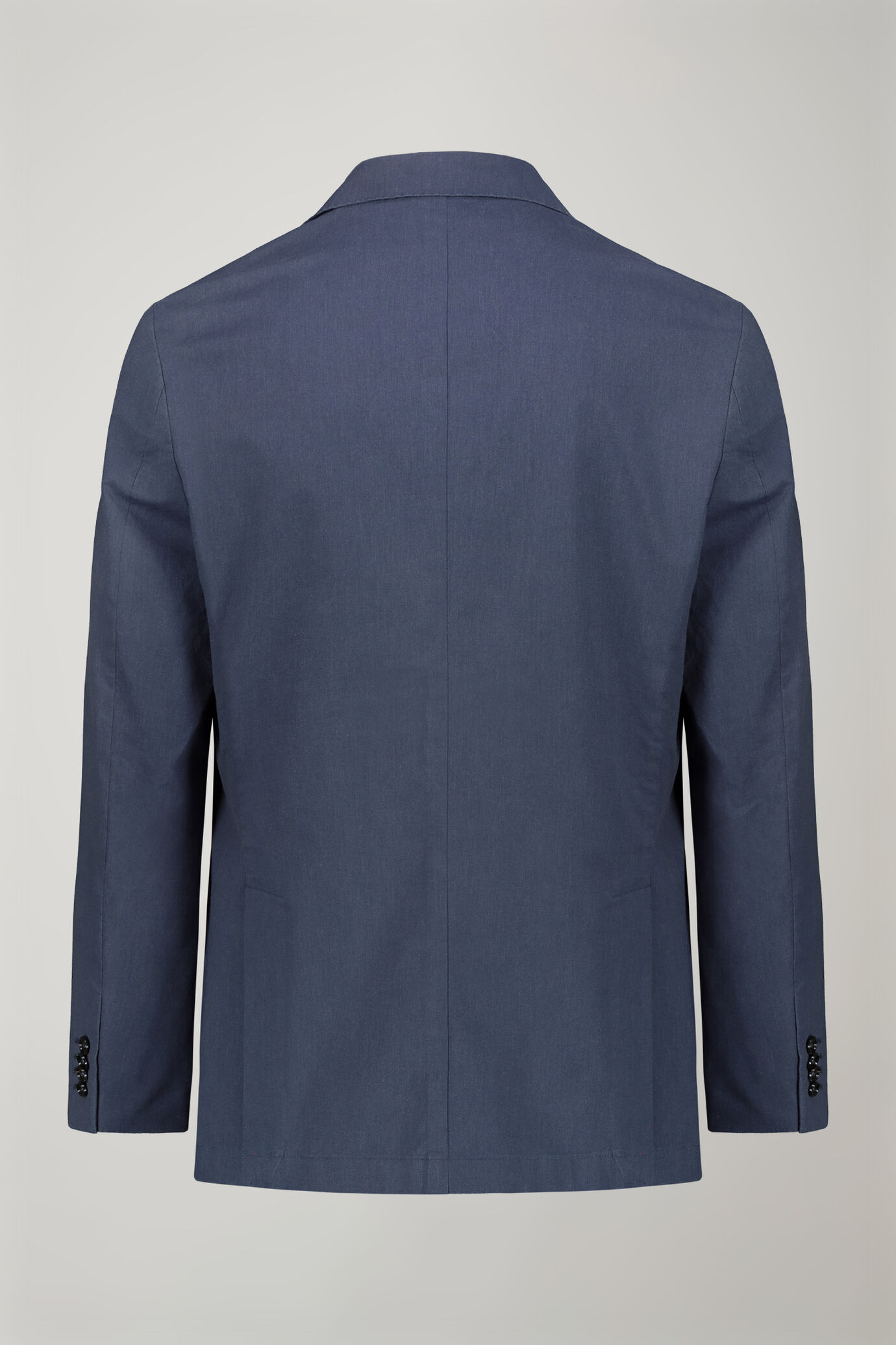 Men&rsquo;s unlined single-breasted blazer with flap pockets in flamed effect fabric regular fit image number 5