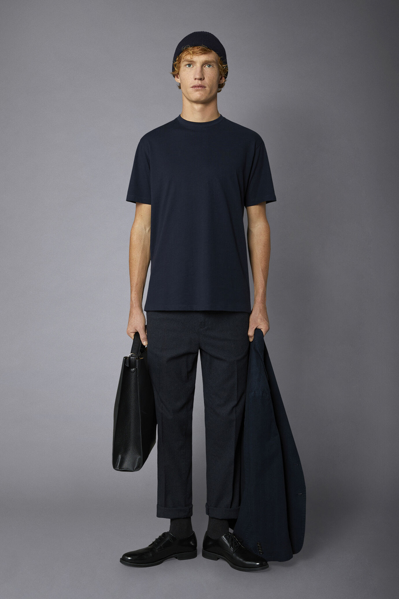 T-shirt uomo girocollo puro cotone maniche corte image number 0