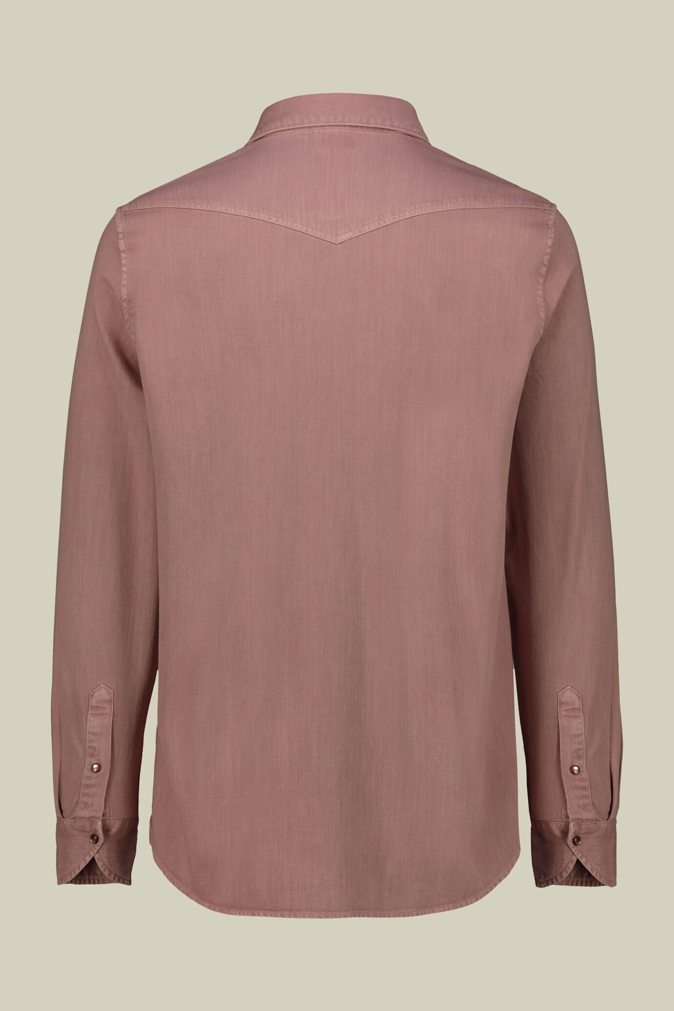 Herren-Freizeithemd mit klassischem Kragen aus Chambray-Stoff image number 5