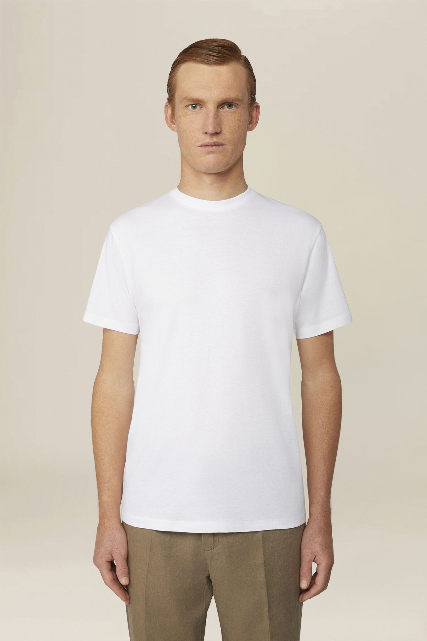 T-shirt homme en jersey 100 % coton, coupe classique image number 0
