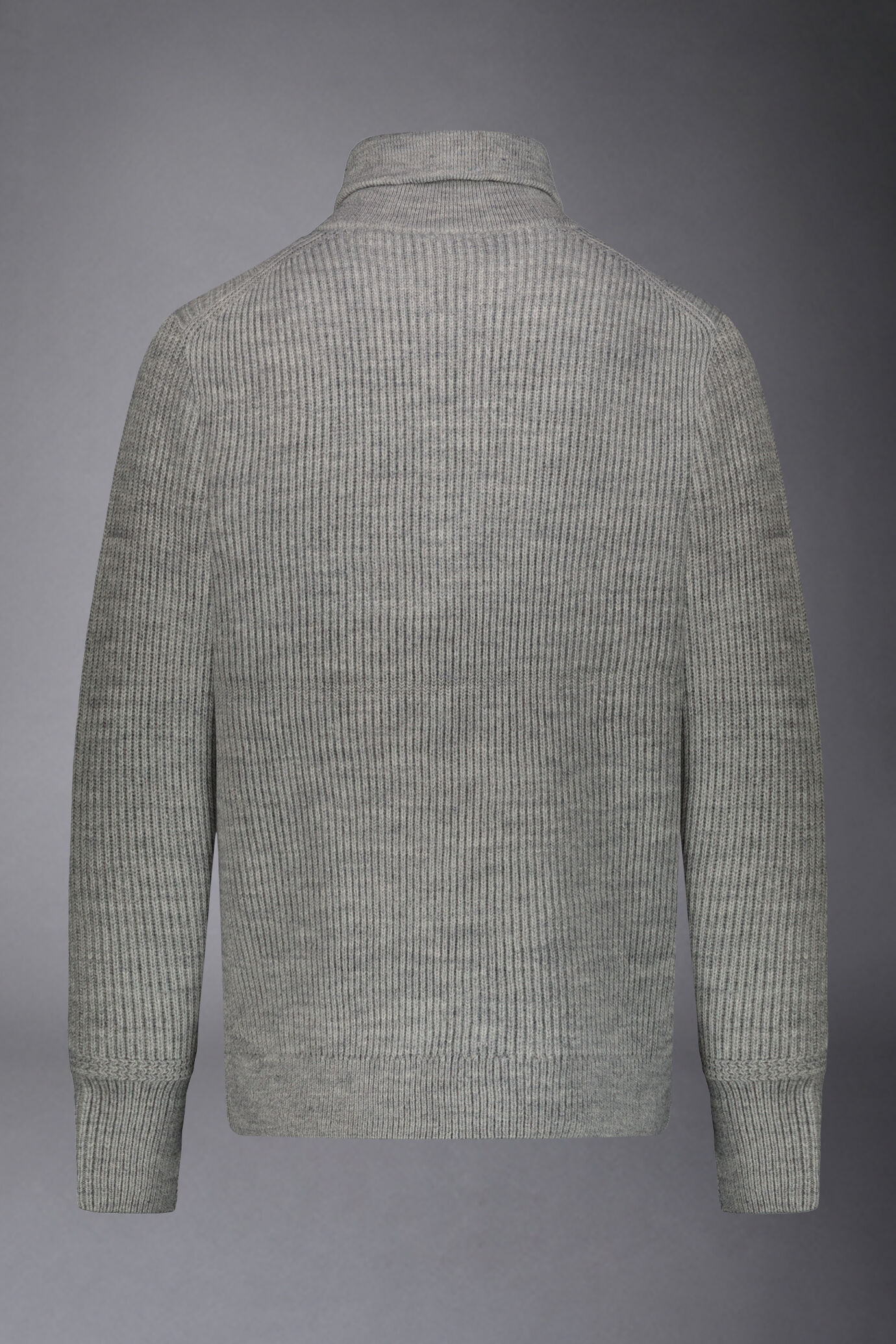 Pullover aus einer Wollmischung mit Reißverschluss und englischem Rippenstrick in normaler Passform image number 5