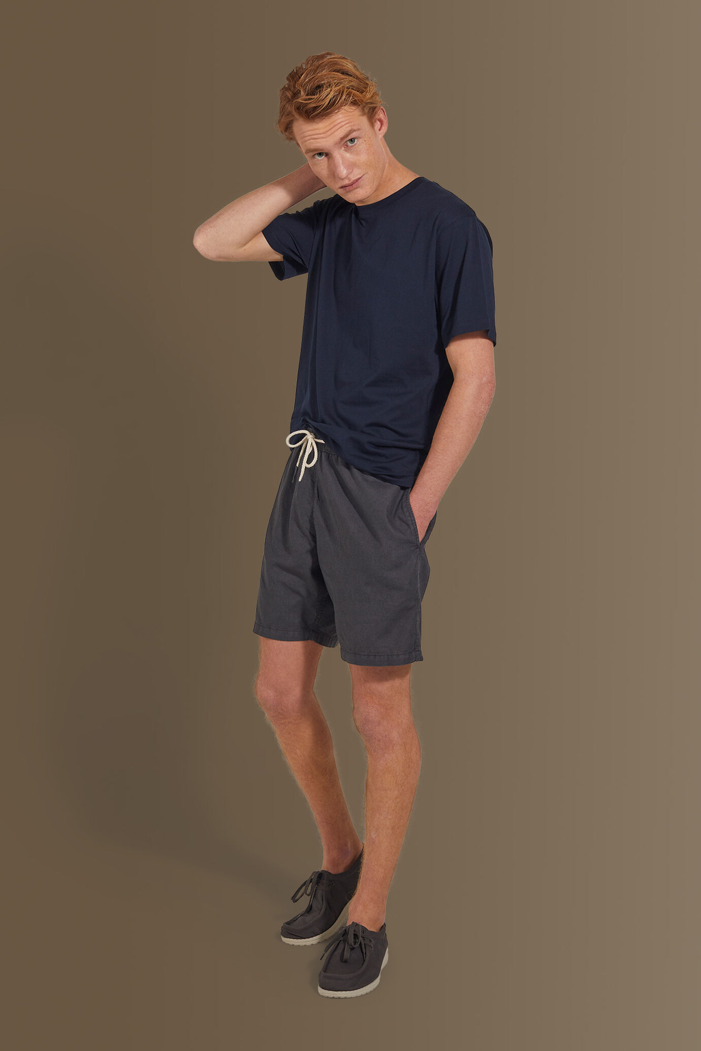 Swimsuit blended linen solid colour image number 0