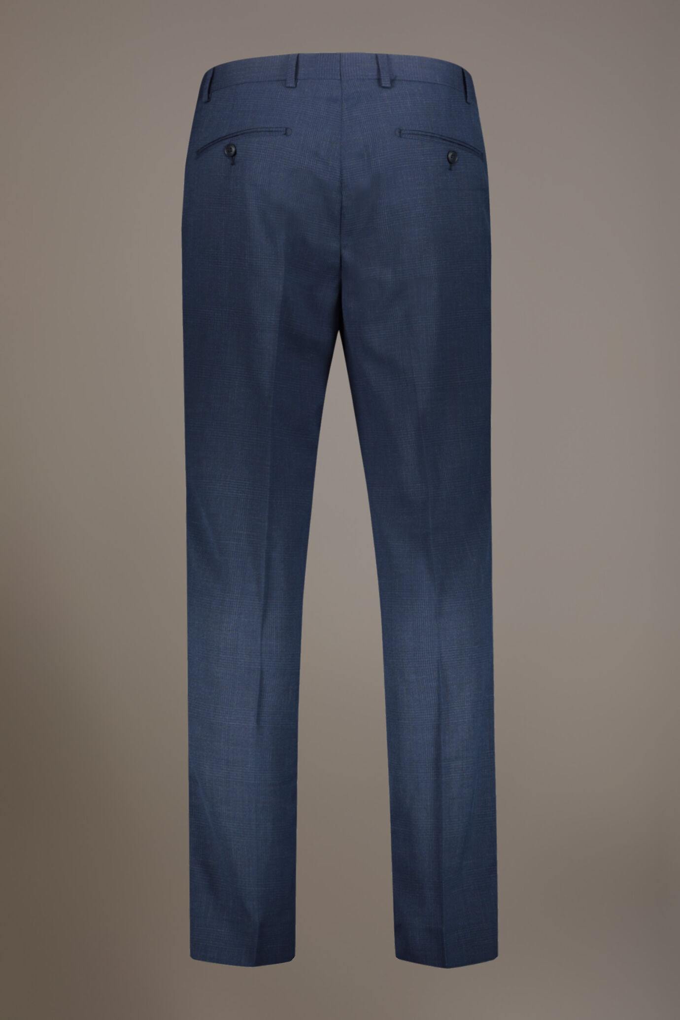 Regular fit single-breasted suit fabric prince of wales design image number 8