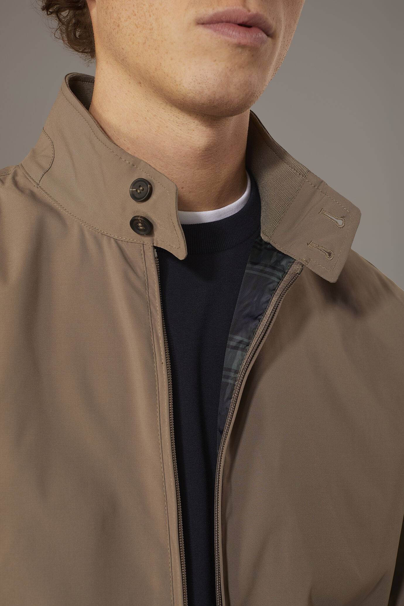 Giubbino foderato in tessuto tecnico image number 2