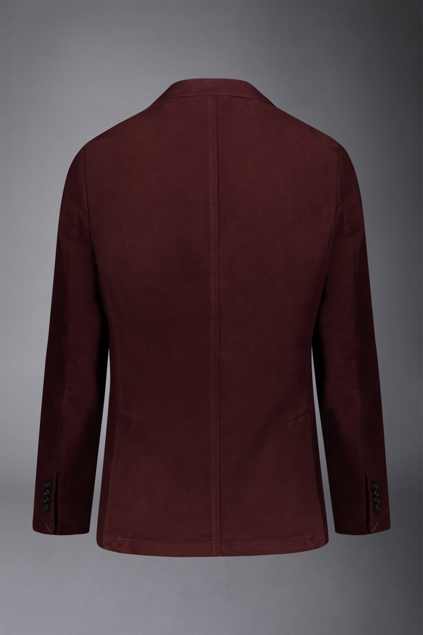 Giacca uomo monopetto in tessuto fustagno tinta unita regular fit image number 6