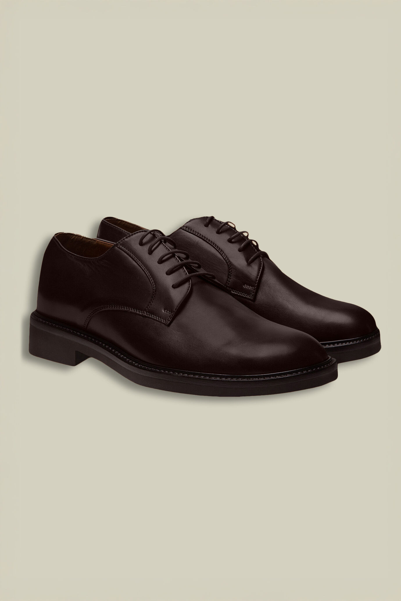 Scarpa derby 100% pelle uomo image number 0