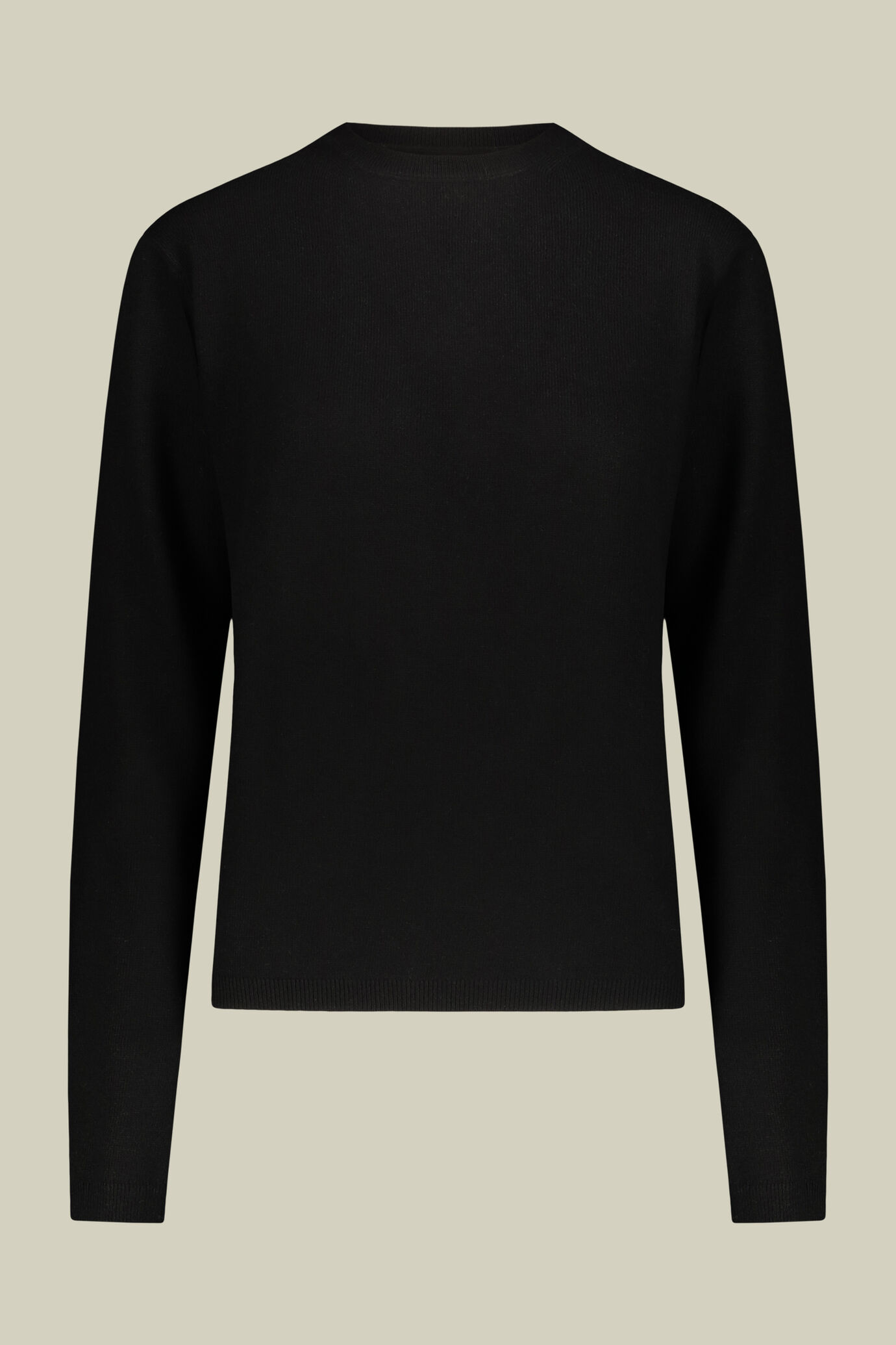 Women's wool-blend roundneck sweater