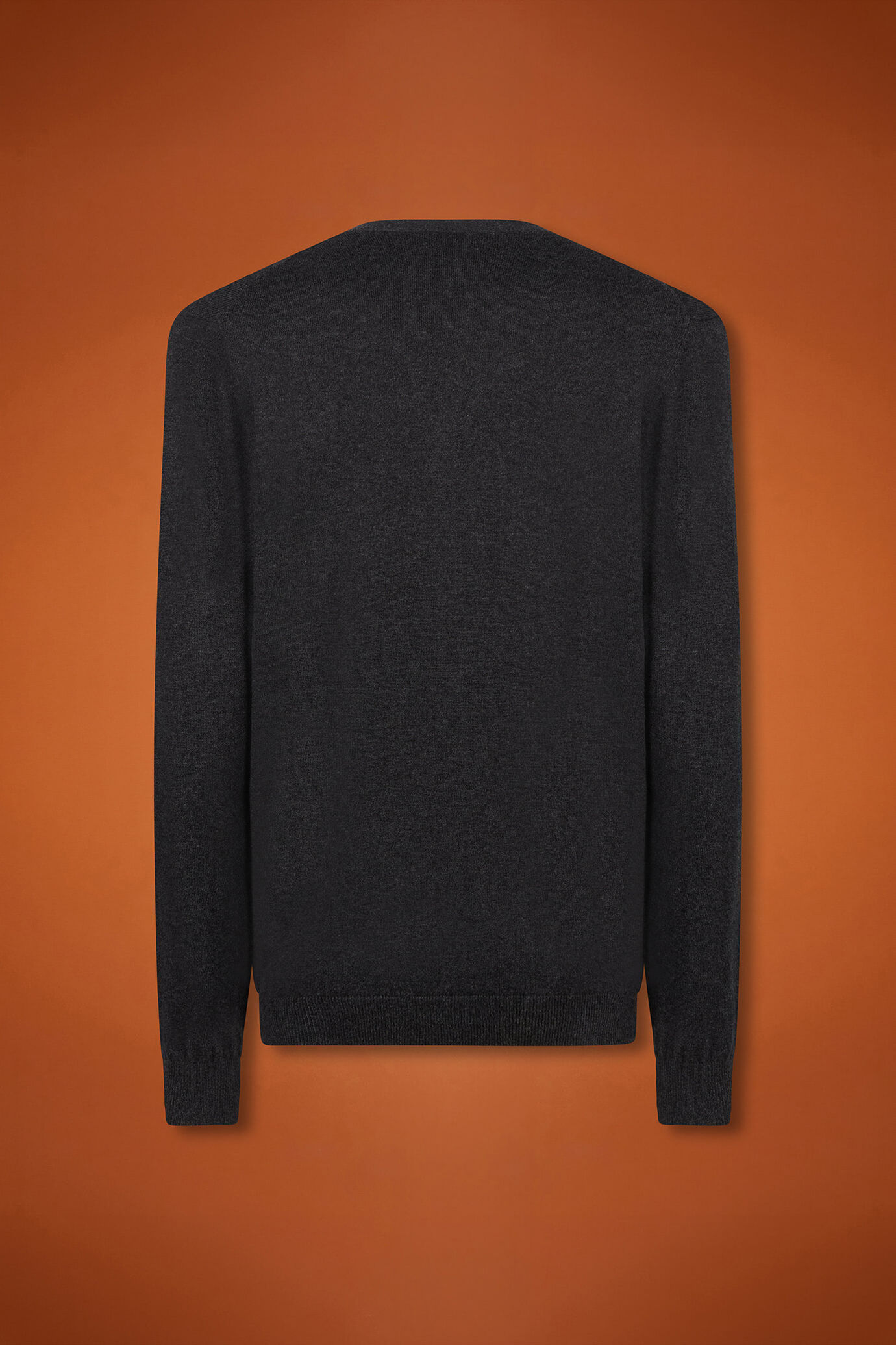 Herren-Strickjacke mit V-Ausschnitt aus Wolle und Baumwolle in normaler Passform image number 5