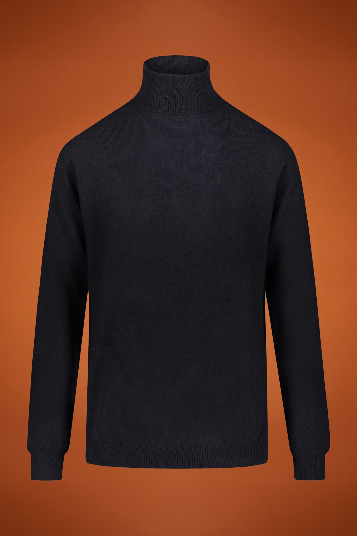 Maglia collo alto 100% cachemire