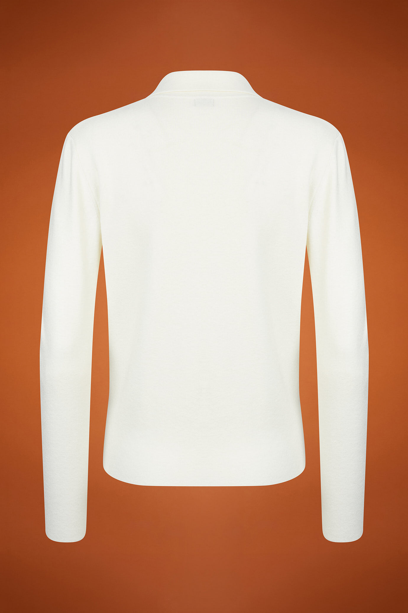 Polo pour femme, manches longues, coupe classique image number 6