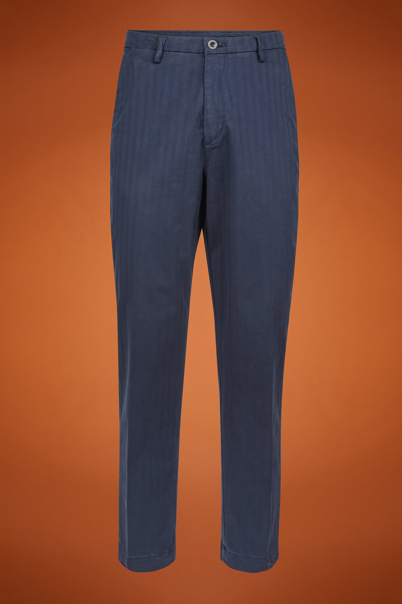 Pantalone uomo classico costruzione spina di pesce elasticizzato regular fit image number 4