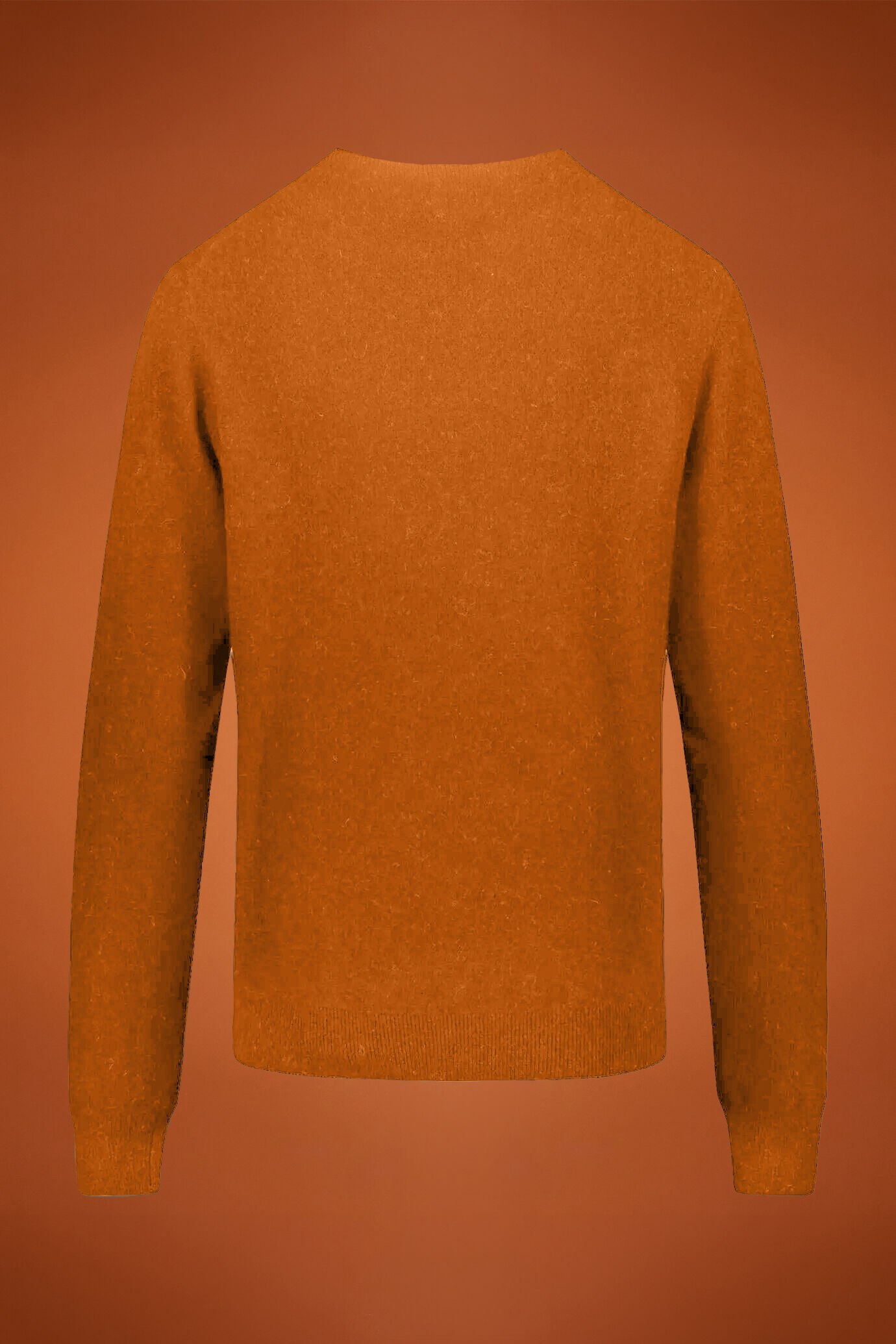 Round neck lambswool blend sweater image number 1